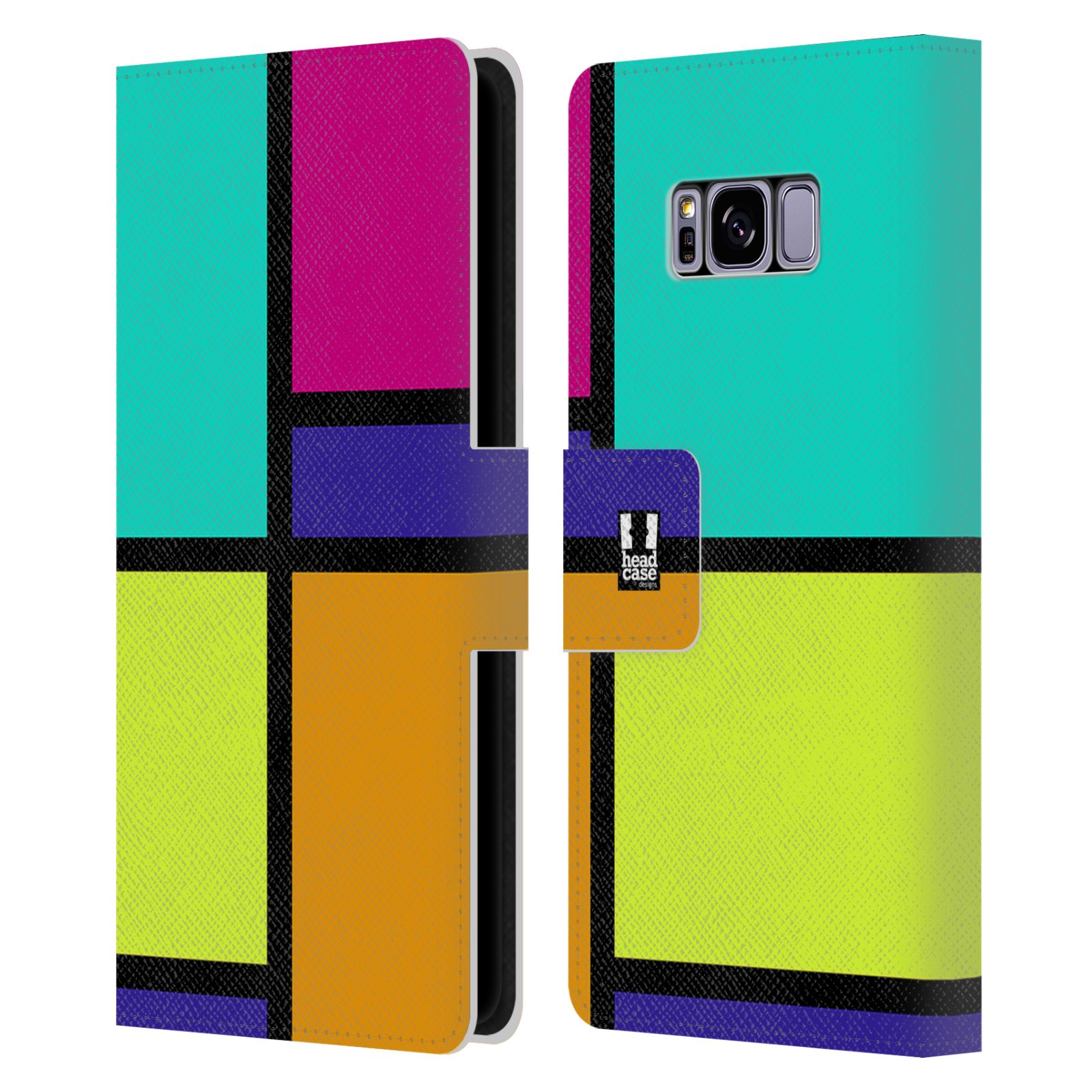 Pouzdro pro mobil Samsung Galaxy S8 - Abstrakt modern barevná kostka