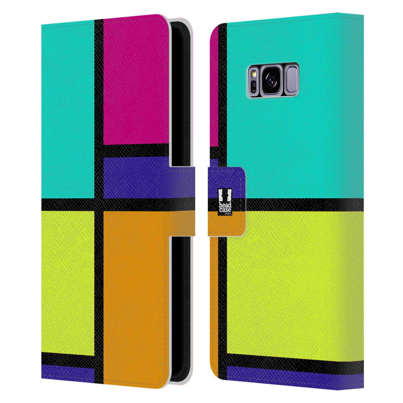 Pouzdro pro mobil Samsung Galaxy S8+  Abstrakt modern barevná kostka