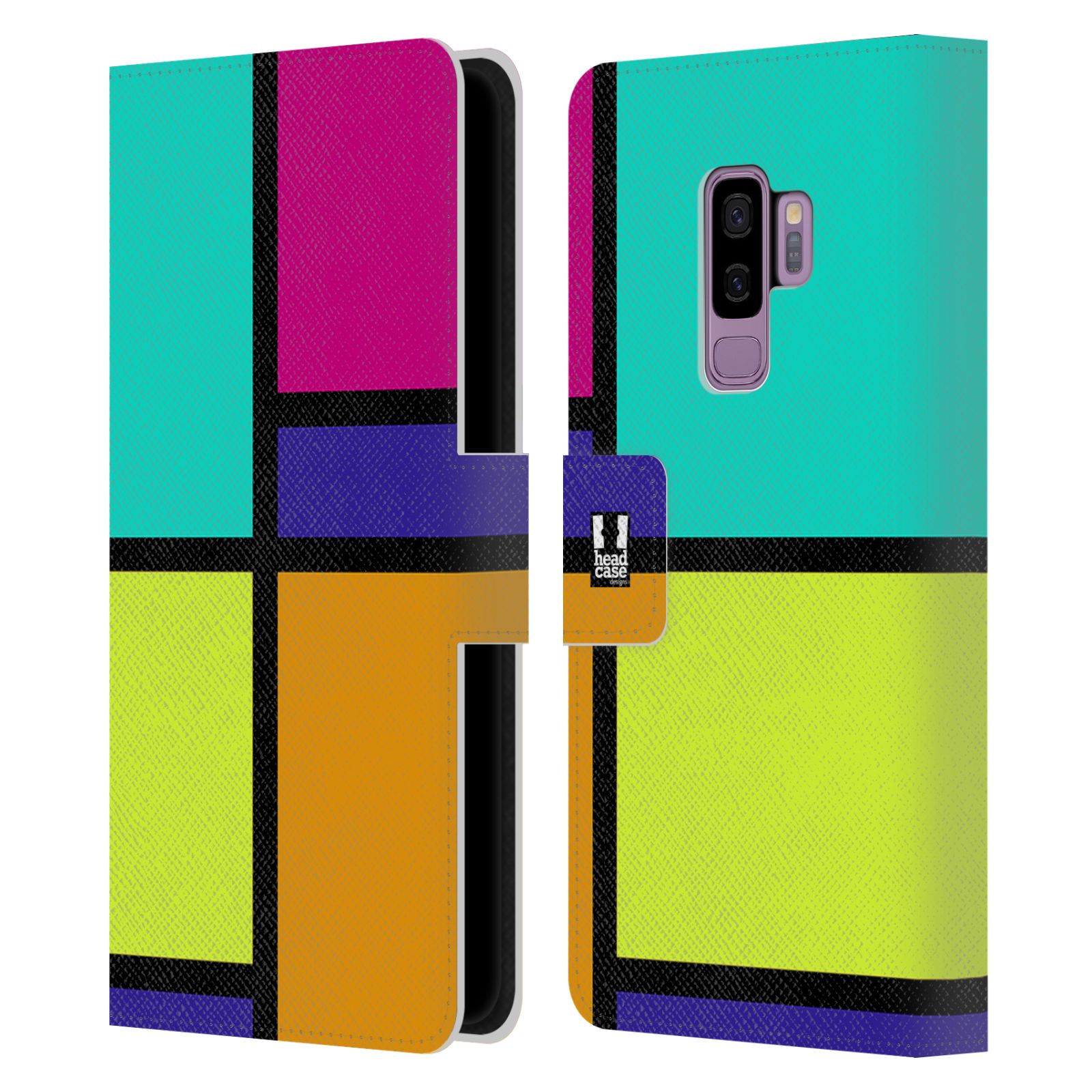 Pouzdro pro mobil Samsung Galaxy S9+ / S9 PLUS - Abstrakt modern barevná kostka