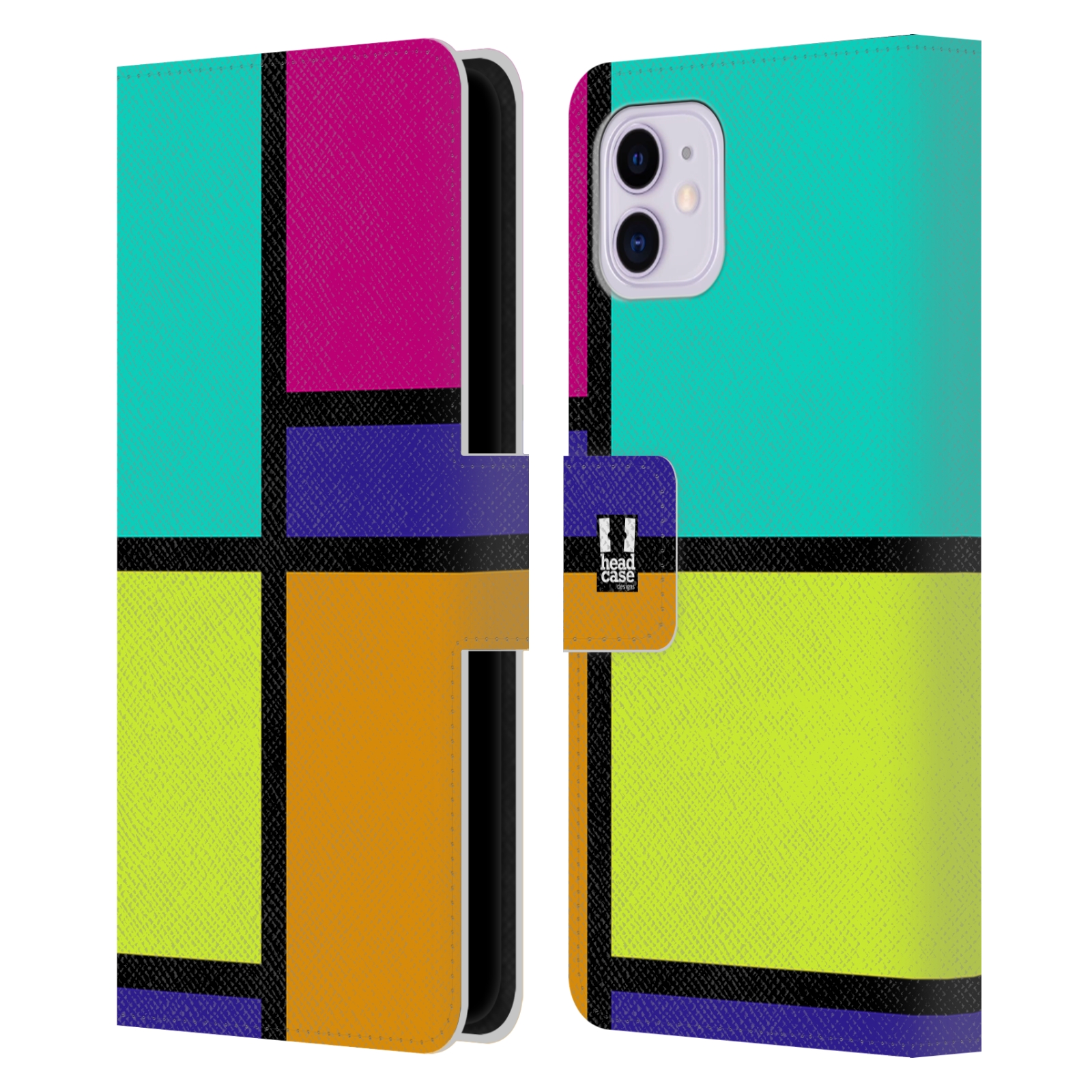 Pouzdro pro mobil Apple Iphone 11 - Abstrakt modern barevná kostka