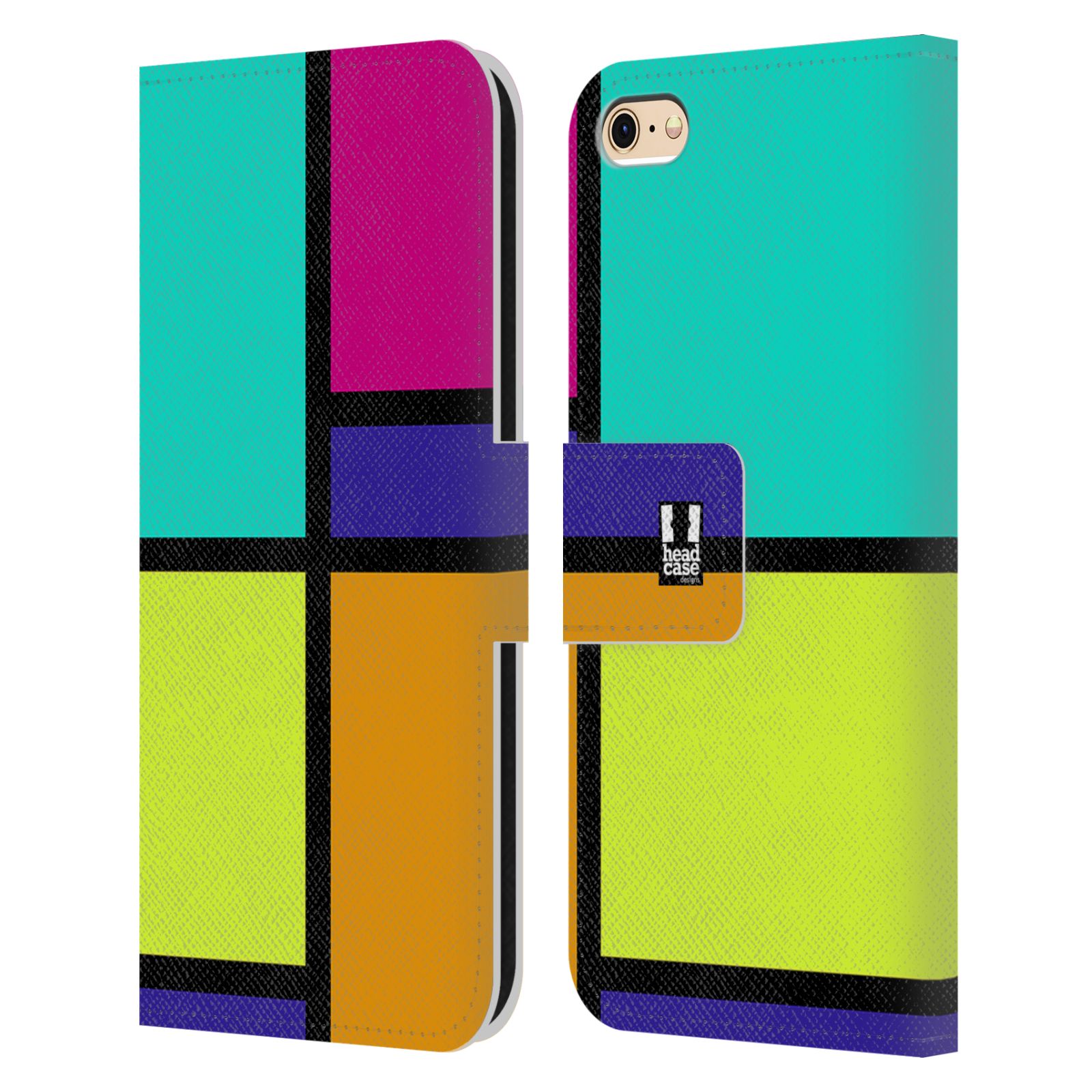 Pouzdro pro mobil Apple Iphone 6 / 6S - Abstrakt modern barevná kostka