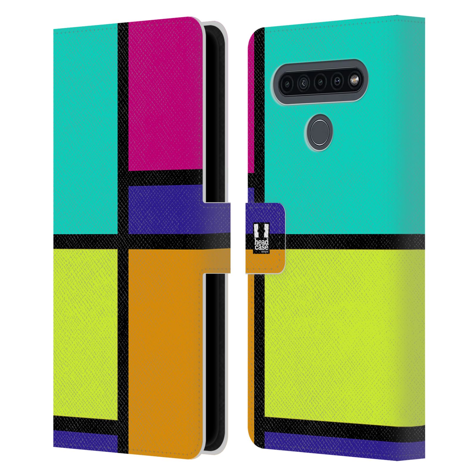 Pouzdro pro mobil LG K41s  - Abstrakt modern barevná kostka