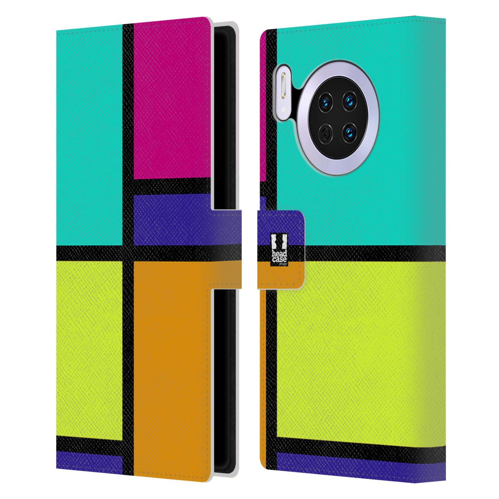 Pouzdro pro mobil Huawei Mate 30 - Abstrakt modern barevná kostka