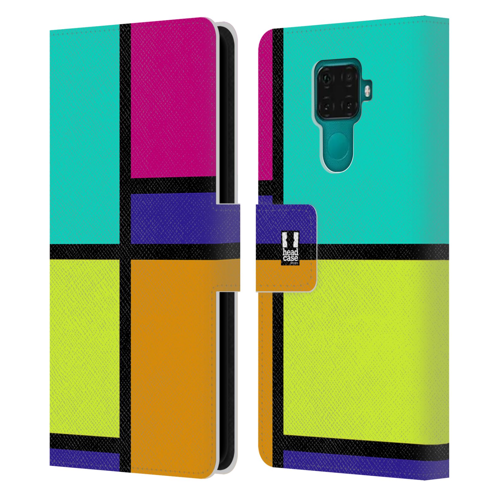 Pouzdro pro mobil Huawei Mate 30 LITE - Abstrakt modern barevná kostka