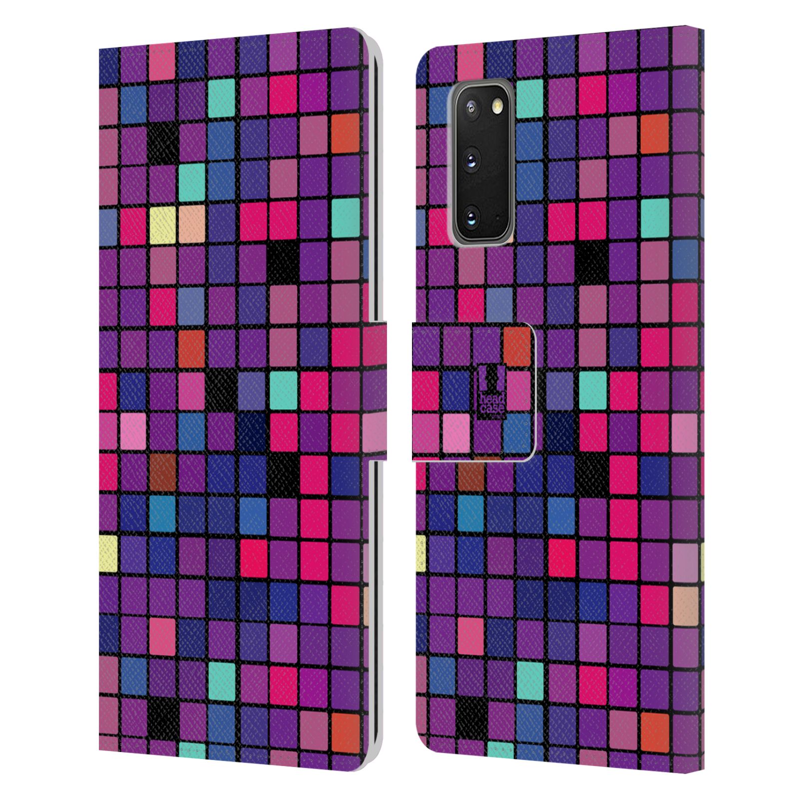 Pouzdro pro mobil Samsung Galaxy S20 / S20 5G - Disko style fialová