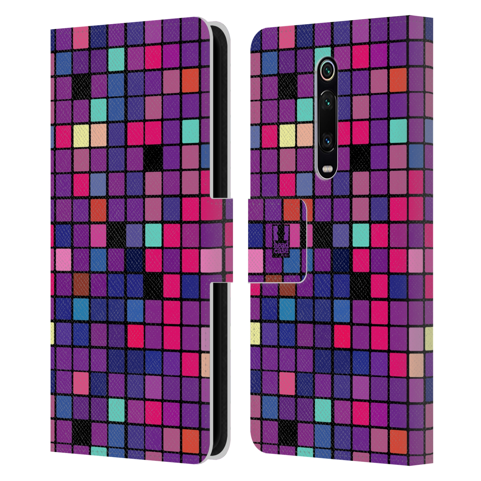 Pouzdro pro mobil Xiaomi Mi 9T  - Disko style fialová
