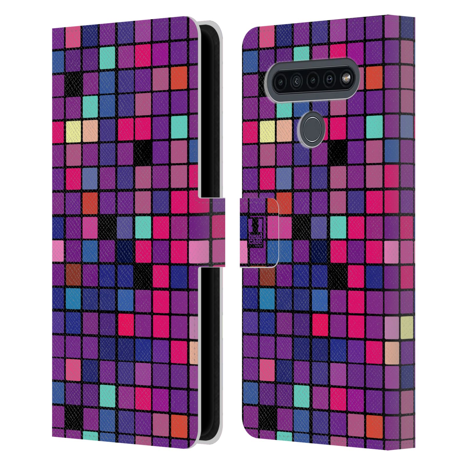 Pouzdro pro mobil LG K41s  - Disko style fialová