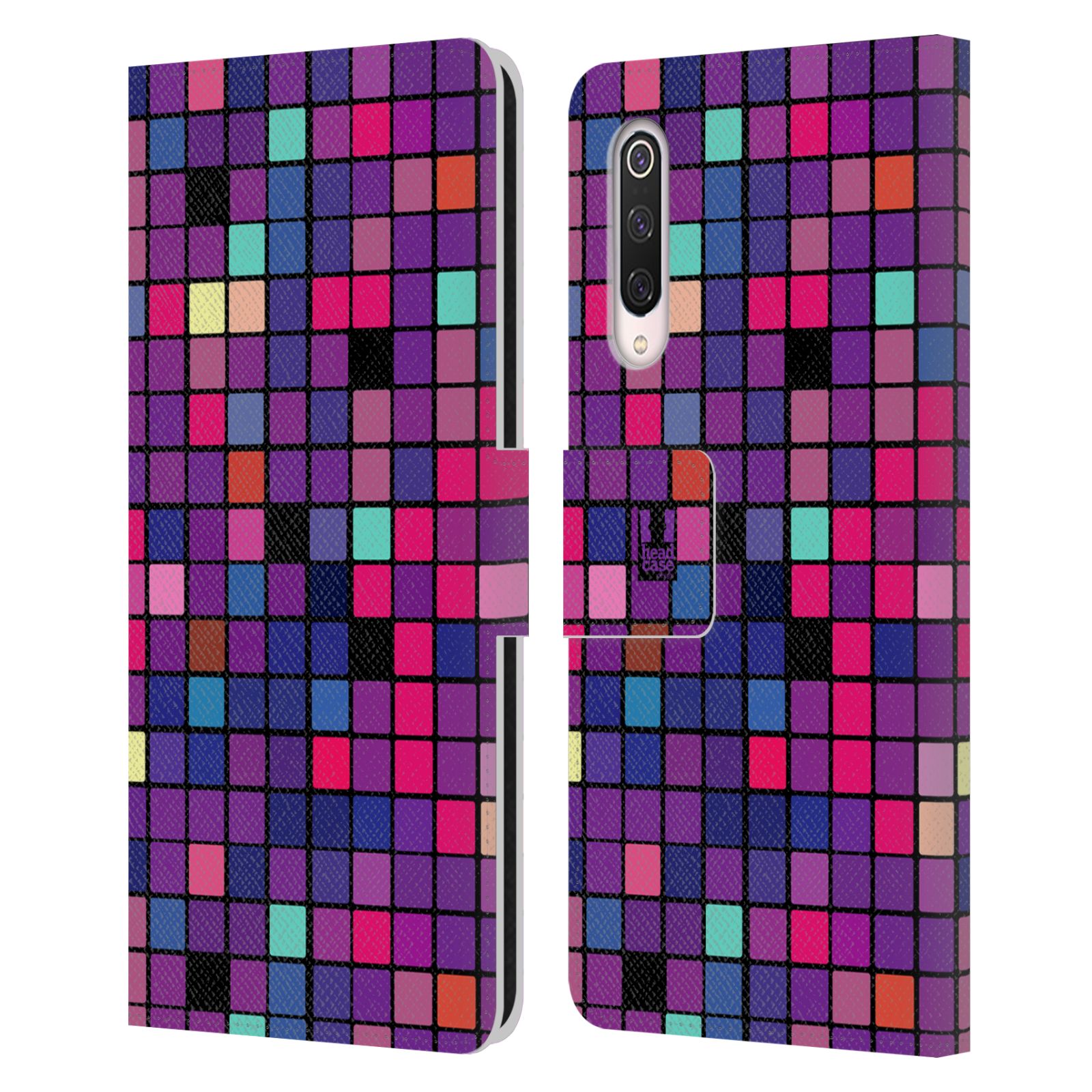 Pouzdro pro mobil Xiaomi Mi 9 PRO  - Disko style fialová