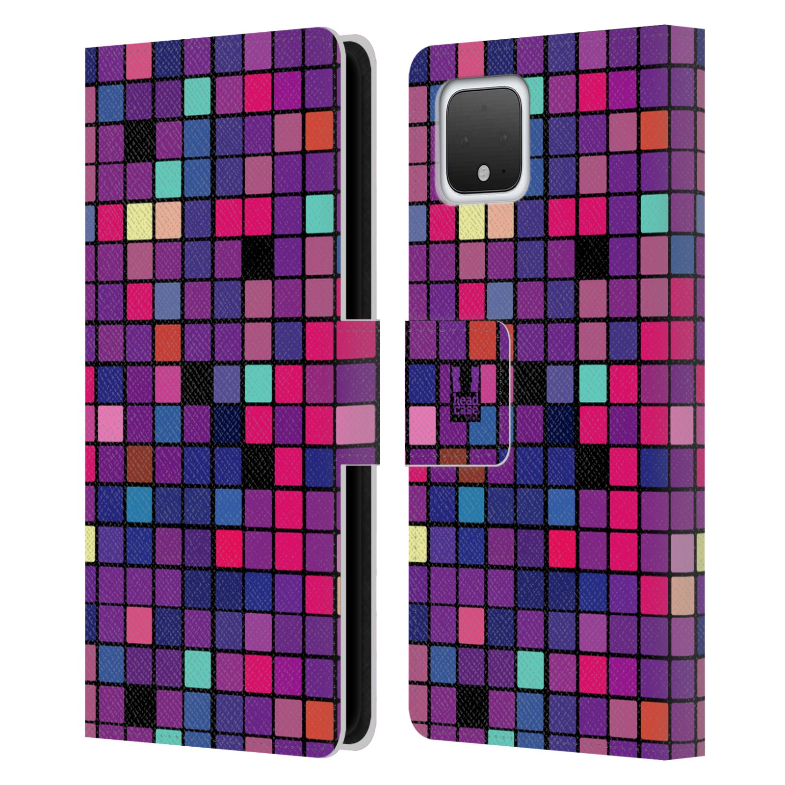 Pouzdro pro mobil Google Pixel 4  - Disko style fialová