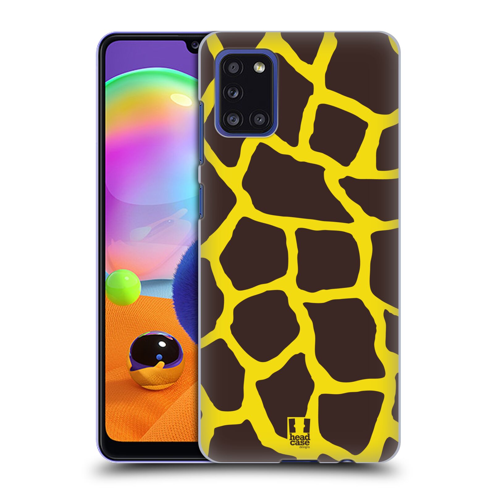 Zadní kryt na mobil Samsung Galaxy A31 vzor Divočina zvíře 2 žirafa