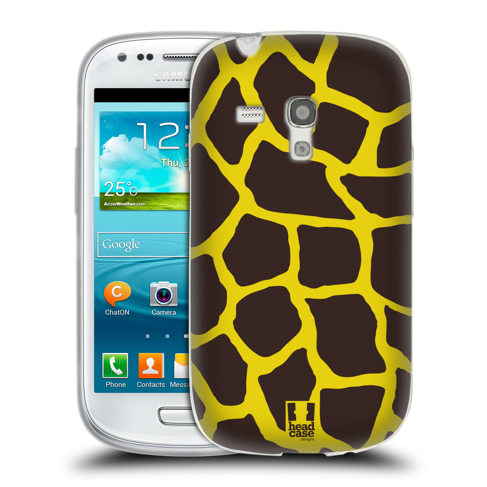 HEAD CASE silikonový obal na mobil Samsung Galaxy S3 MINI i8190 vzor Divočina zvíře 2 žirafa