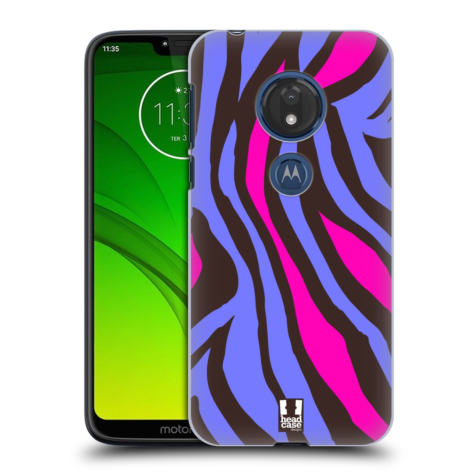 Pouzdro na mobil Motorola Moto G7 Play vzor Divočina zvíře 2 mramor