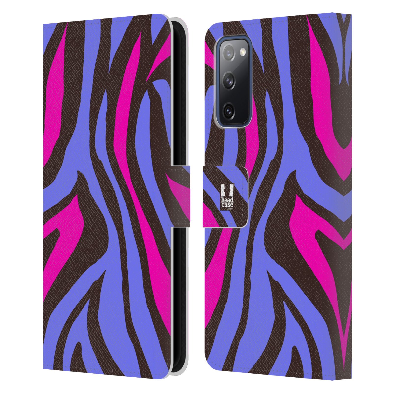 Pouzdro pro mobil Samsung Galaxy S20 FE / S20 FE 5G  - Divoký vzor zvíře fialová, růžová
