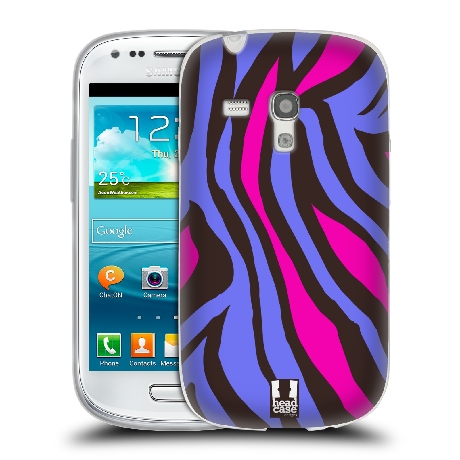 HEAD CASE silikonový obal na mobil Samsung Galaxy S3 MINI i8190 vzor Divočina zvíře 2 mramor