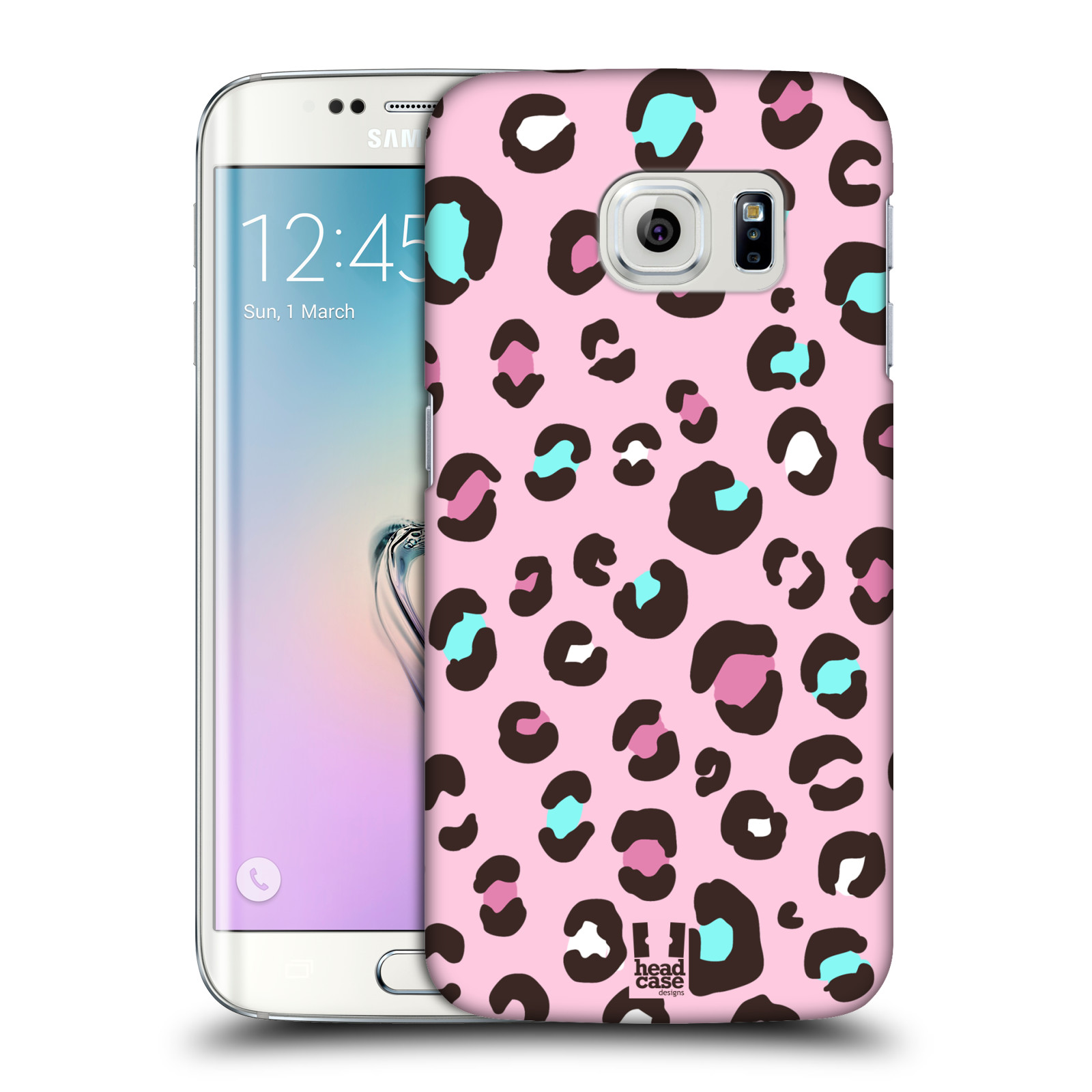 HEAD CASE plastový obal na mobil SAMSUNG Galaxy S6 EDGE (G9250, G925, G925F) vzor Divočina zvíře 2 růžový MIX