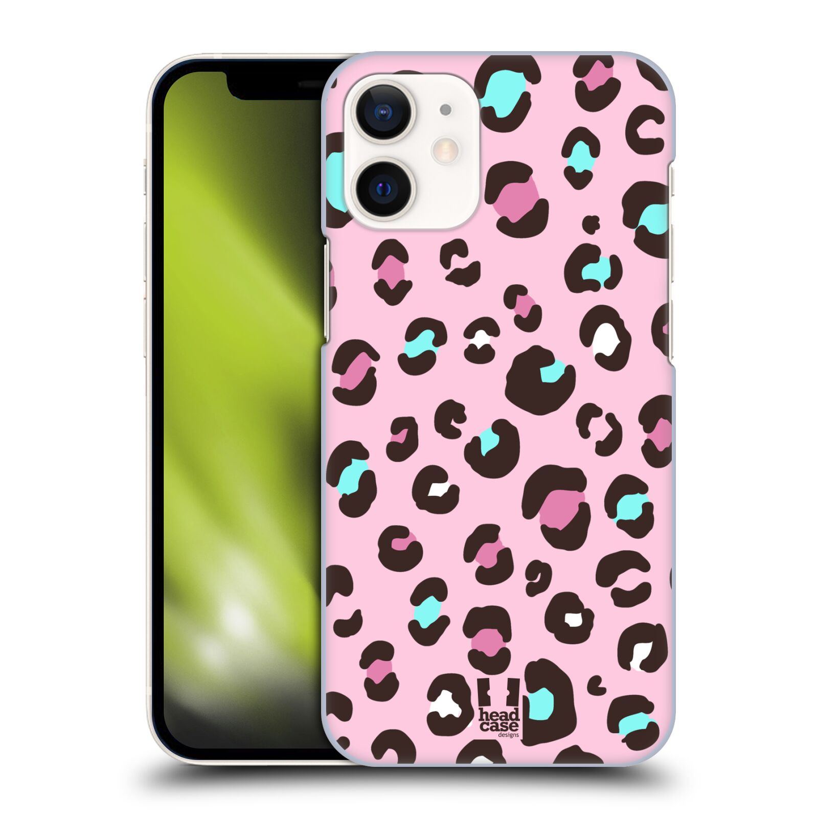 Plastový obal na mobil Apple Iphone 12 MINI vzor Divočina zvíře 2 růžový MIX