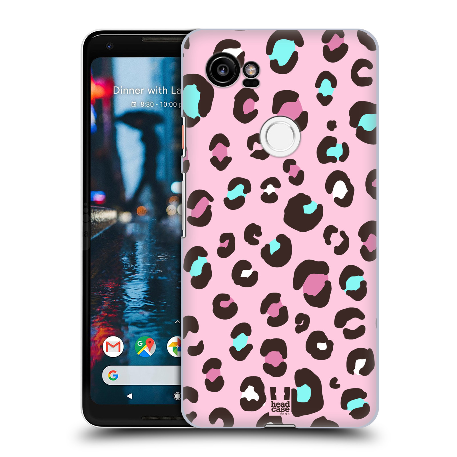 HEAD CASE plastový obal na mobil Google Pixel 2 XL vzor Divočina zvíře 2 růžový MIX