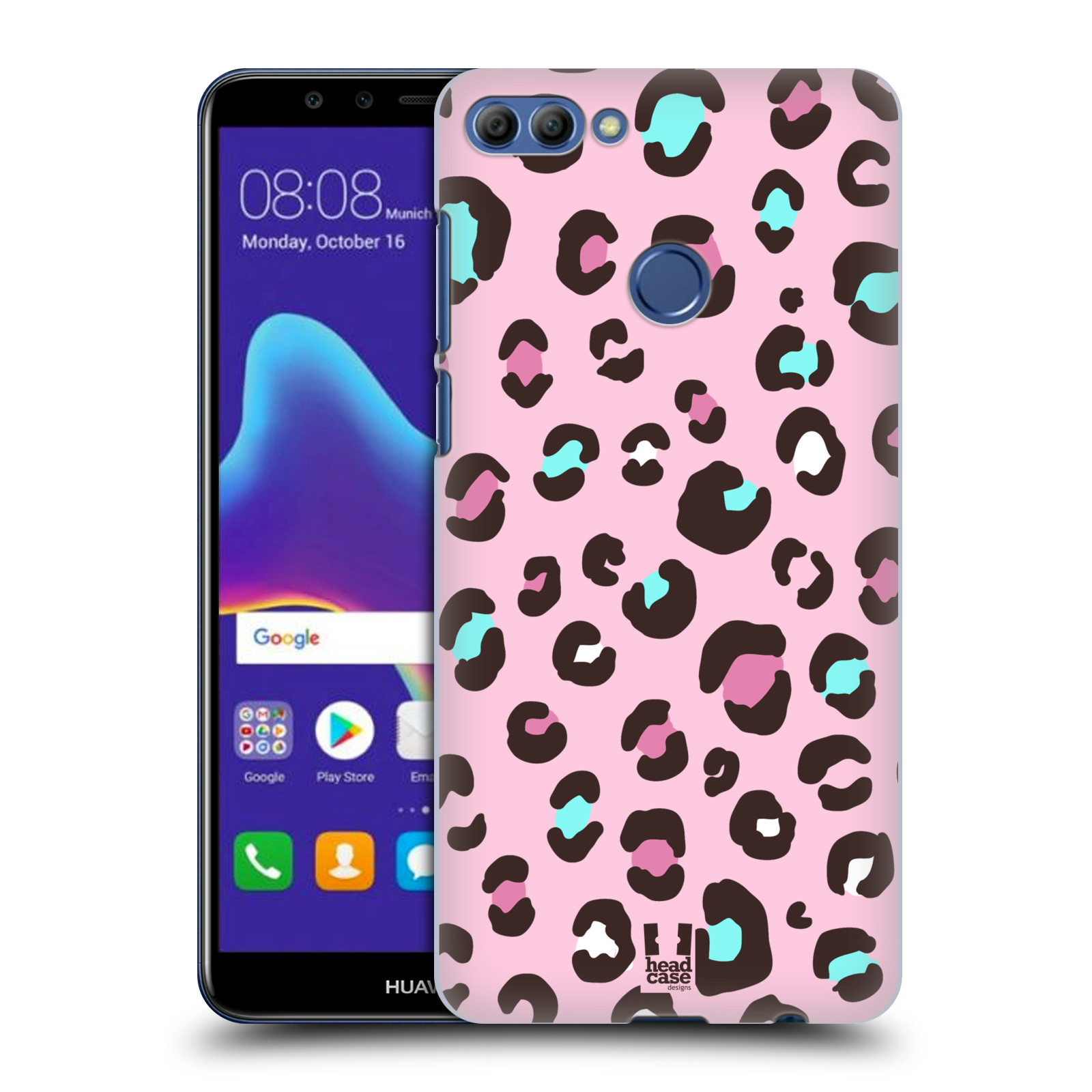 HEAD CASE plastový obal na mobil Huawei Y9 2018 vzor Divočina zvíře 2 růžový MIX