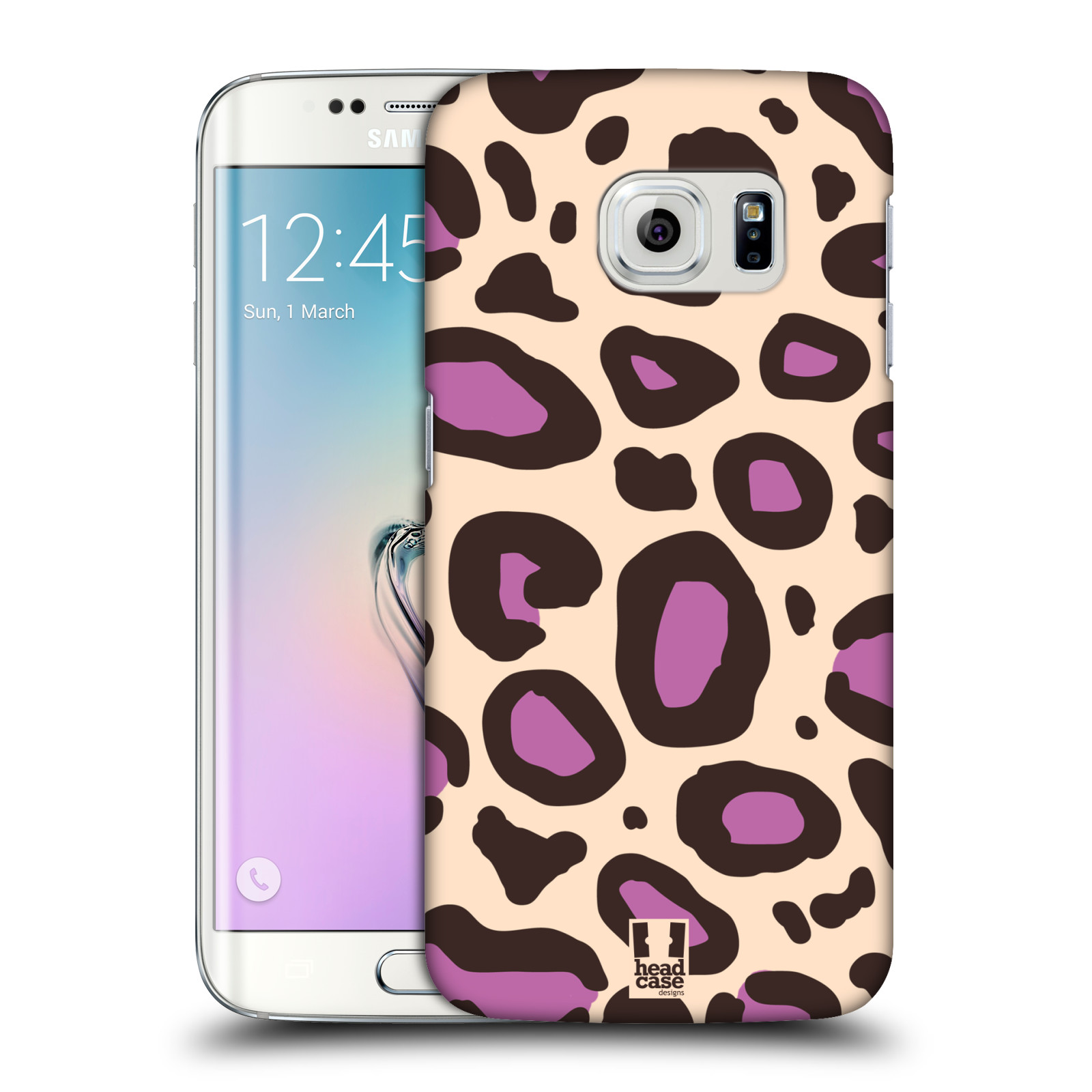 HEAD CASE plastový obal na mobil SAMSUNG Galaxy S6 EDGE (G9250, G925, G925F) vzor Divočina zvíře 2 neutrální fialová