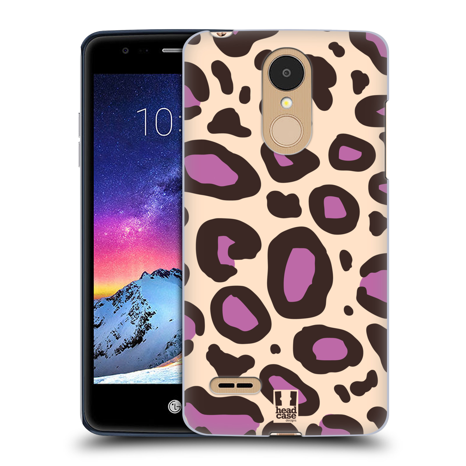 HEAD CASE plastový obal na mobil LG K9 / K8 2018 vzor Divočina zvíře 2 neutrální fialová