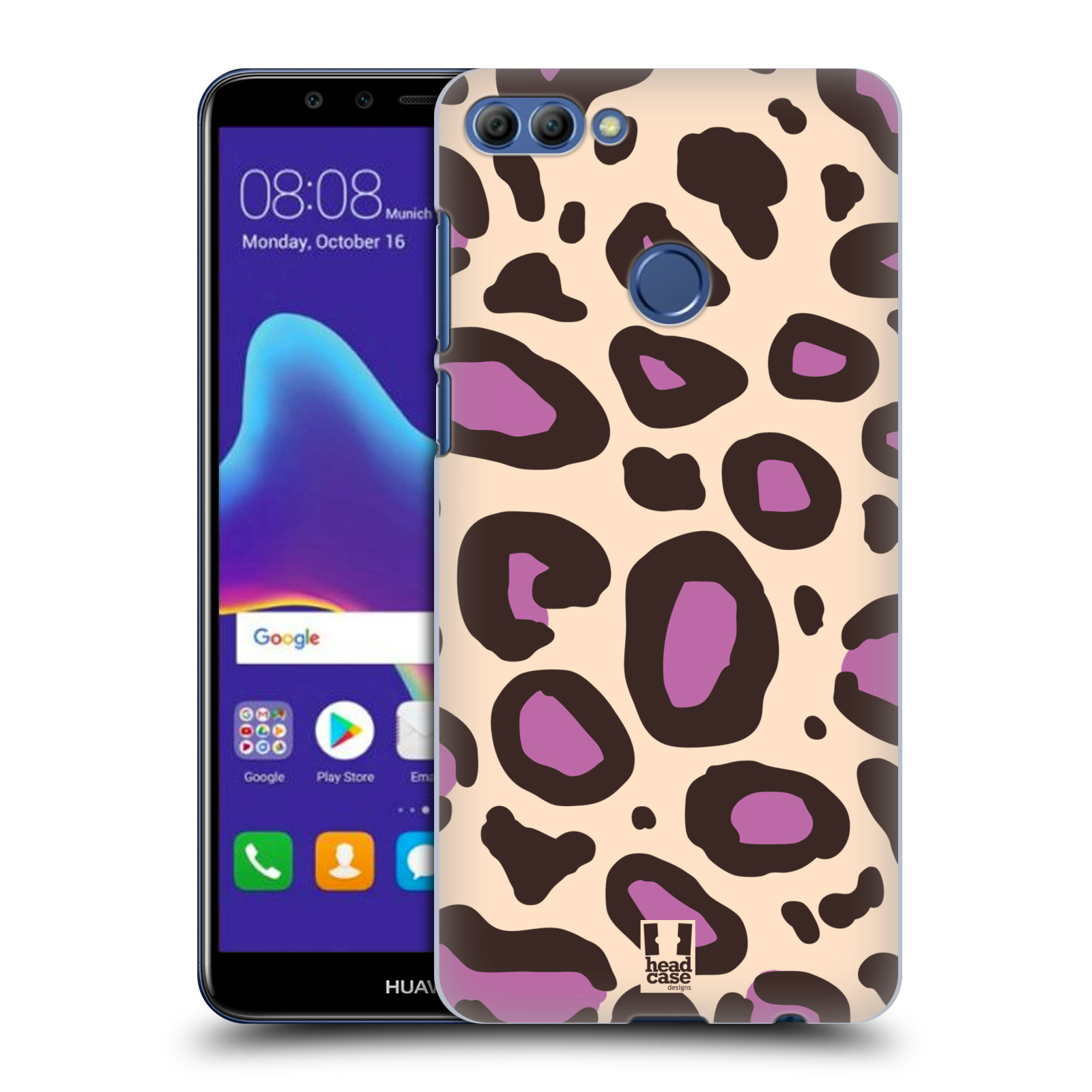 HEAD CASE plastový obal na mobil Huawei Y9 2018 vzor Divočina zvíře 2 neutrální fialová