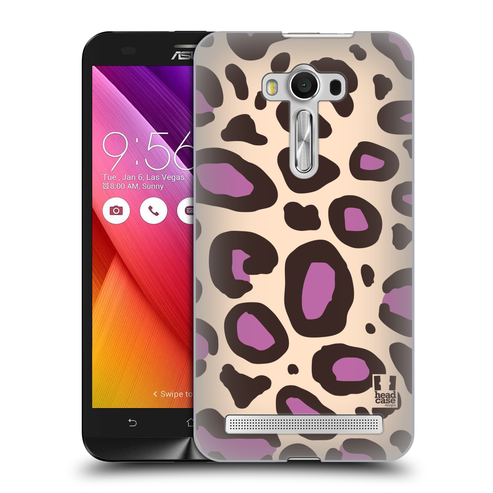 HEAD CASE plastový obal na mobil Asus Zenfone 2 LASER (5,5 displej ZE550KL) vzor Divočina zvíře 2 neutrální fialová