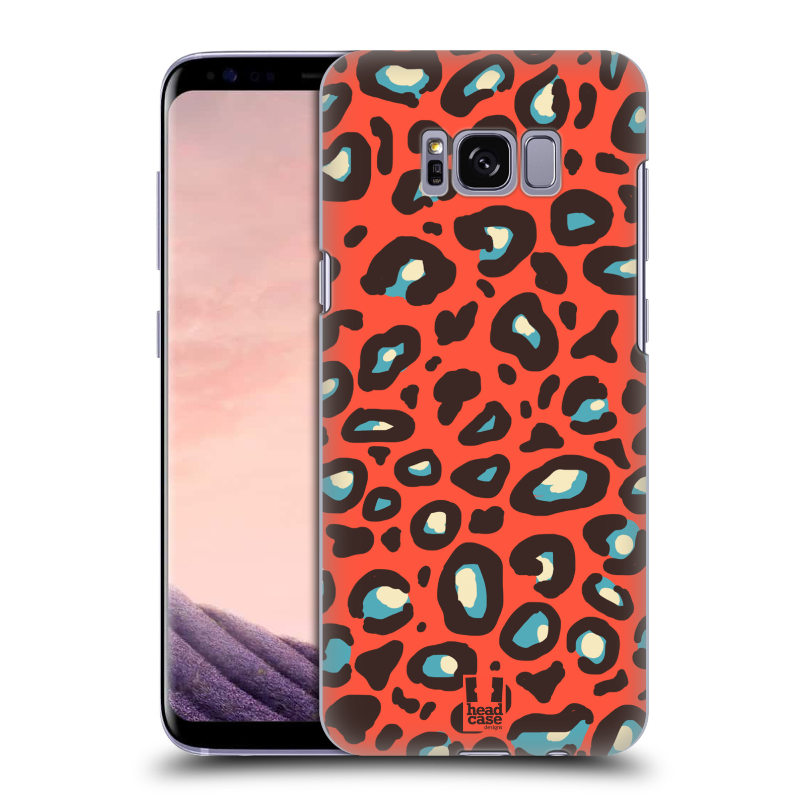 HEAD CASE plastový obal na mobil Samsung Galaxy S8 vzor Divočina zvíře 2 oranžový leopard