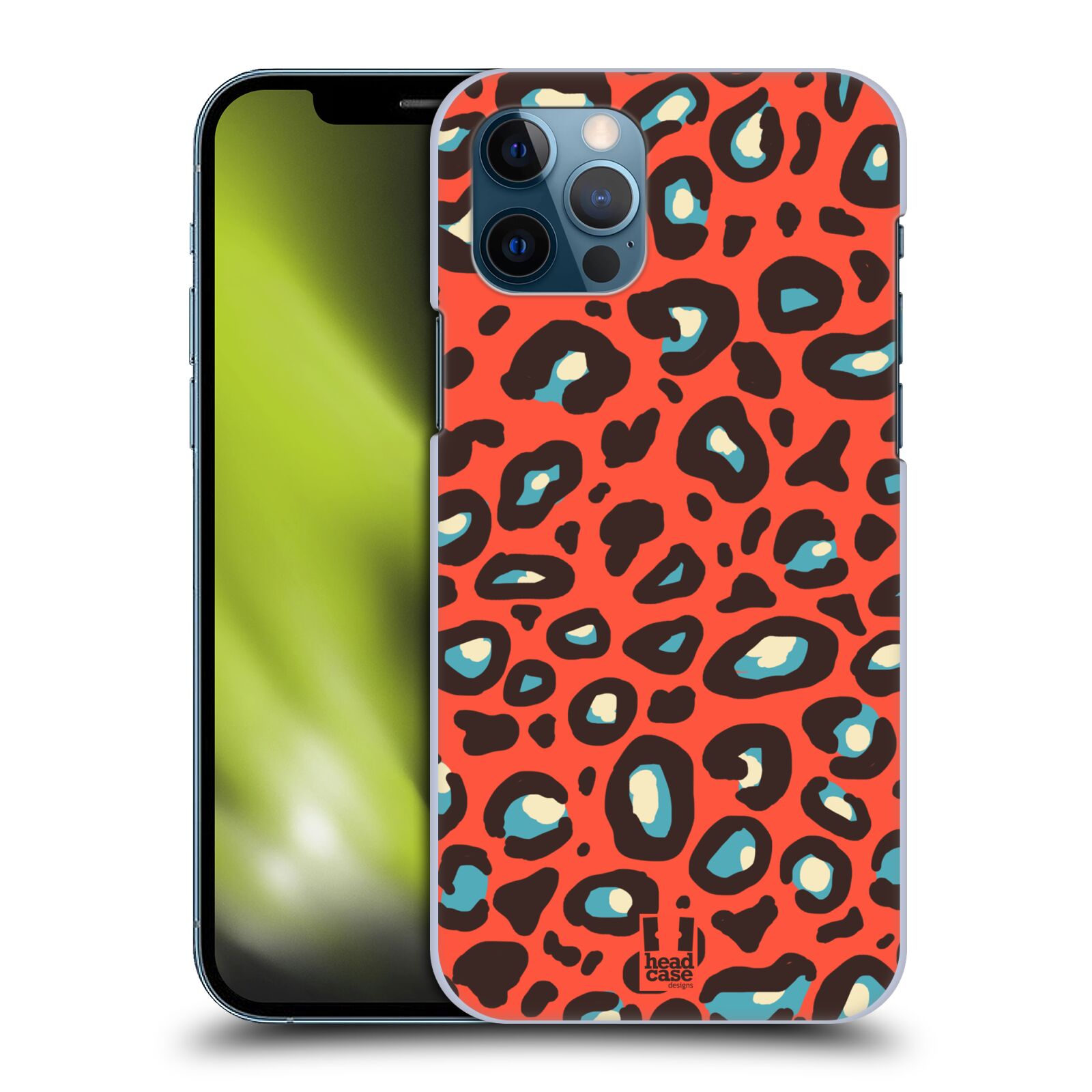 HEAD CASE plastový obal na mobil Apple Iphone 12 / Iphone 12 PRO vzor Divočina zvíře 2 oranžový leopard