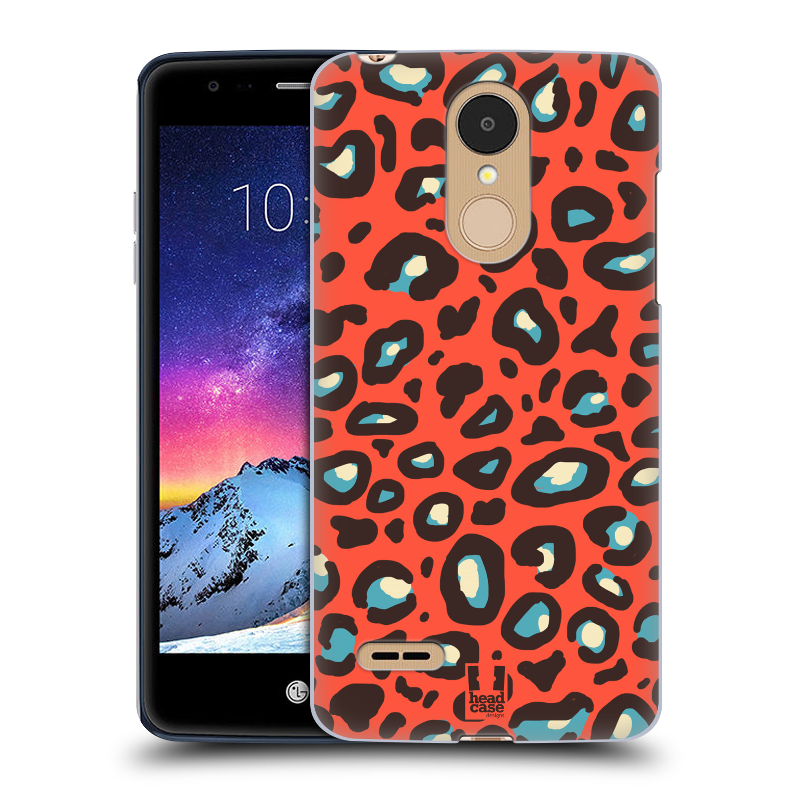 HEAD CASE plastový obal na mobil LG K9 / K8 2018 vzor Divočina zvíře 2 oranžový leopard