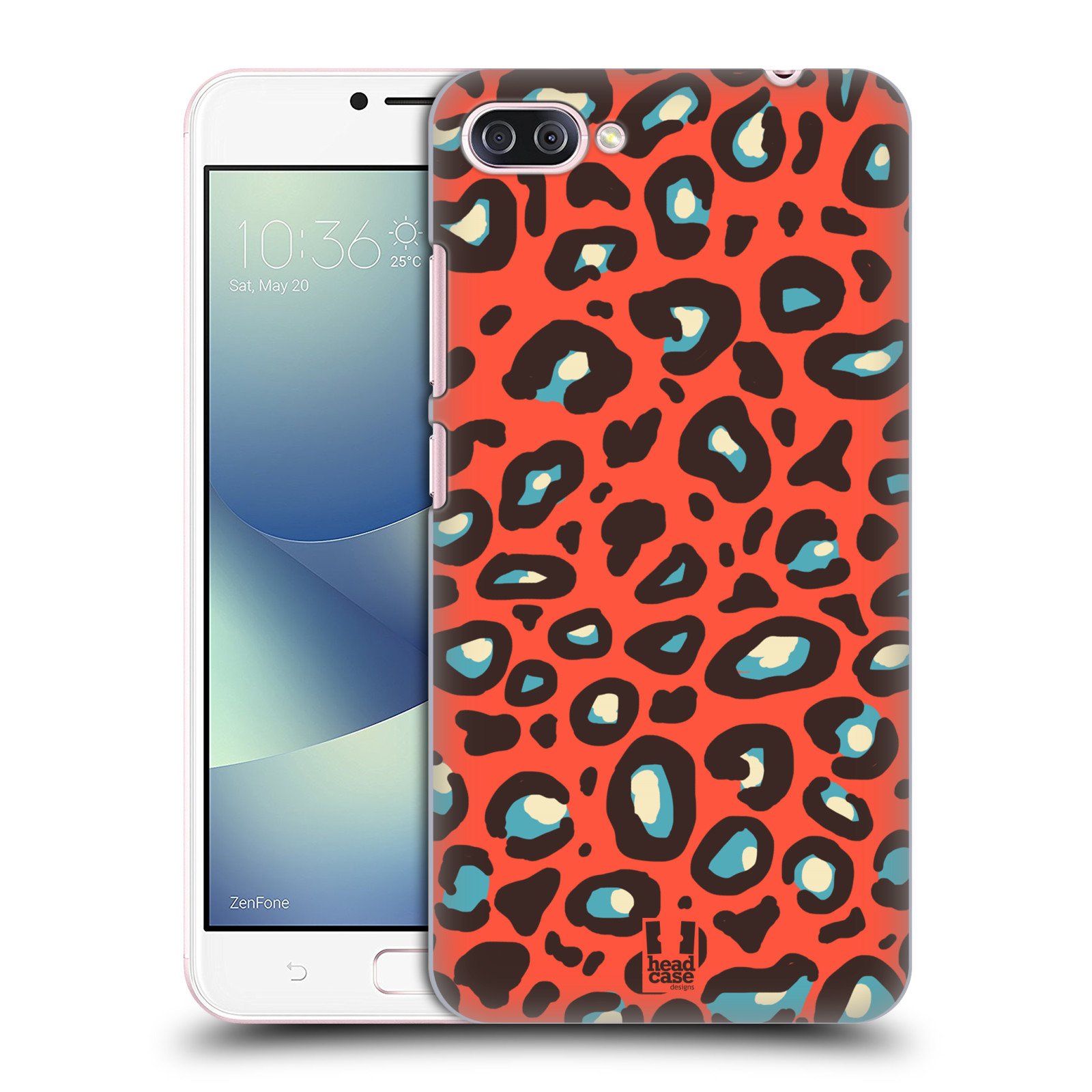 HEAD CASE plastový obal na mobil Asus Zenfone 4 MAX ZC554KL vzor Divočina zvíře 2 oranžový leopard