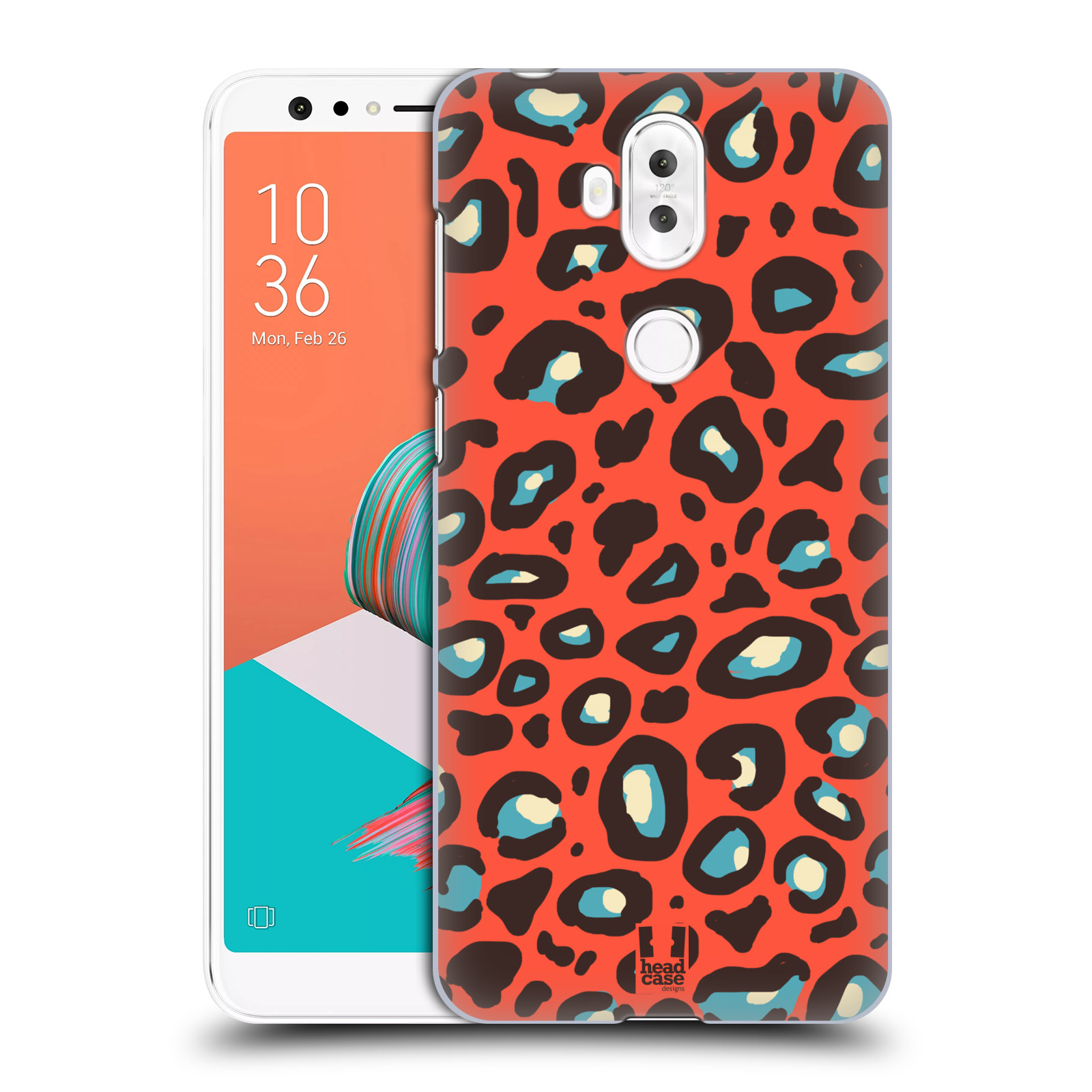 HEAD CASE plastový obal na mobil Asus Zenfone 5 LITE ZC600KL vzor Divočina zvíře 2 oranžový leopard