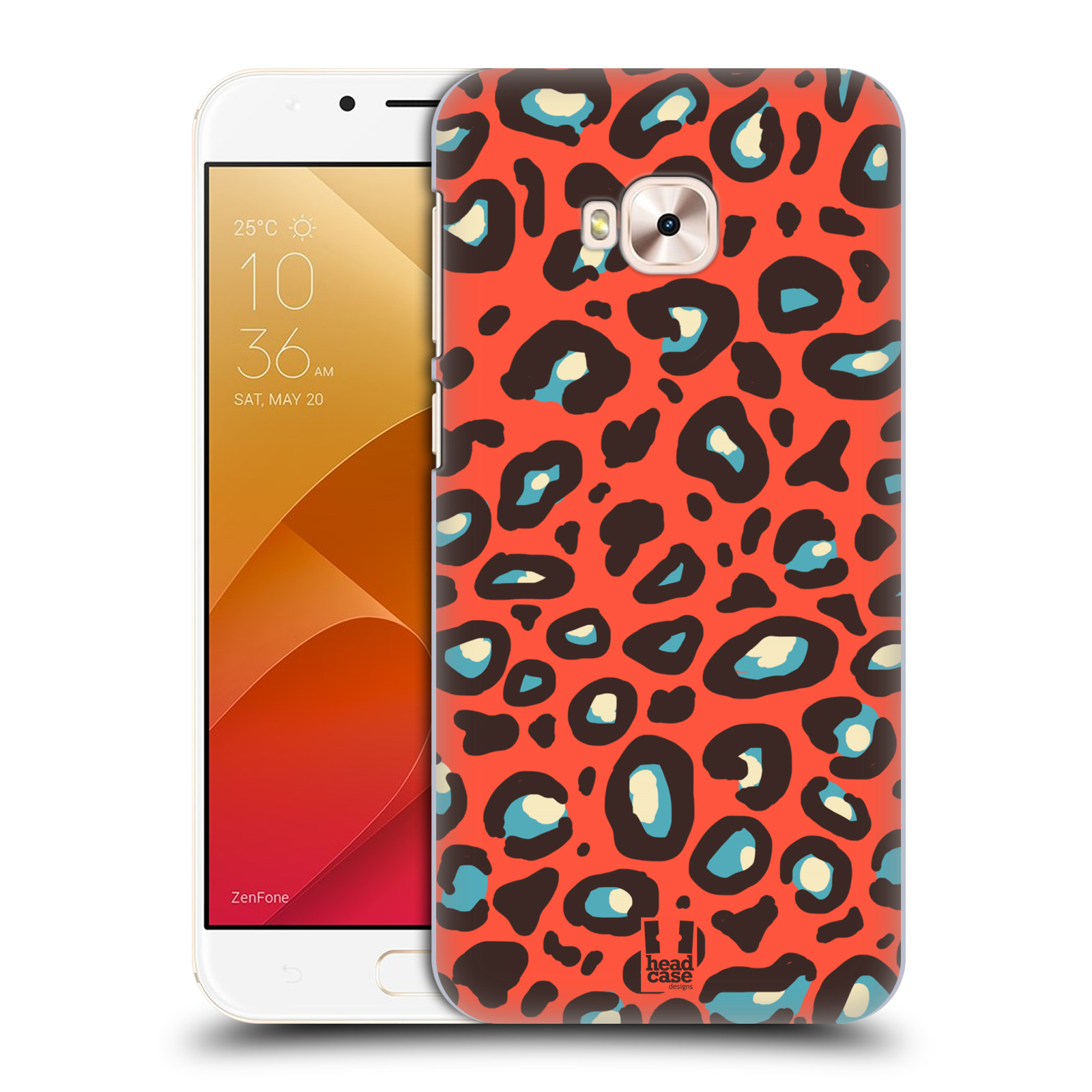 HEAD CASE plastový obal na mobil Asus Zenfone 4 Selfie Pro ZD552KL vzor Divočina zvíře 2 oranžový leopard