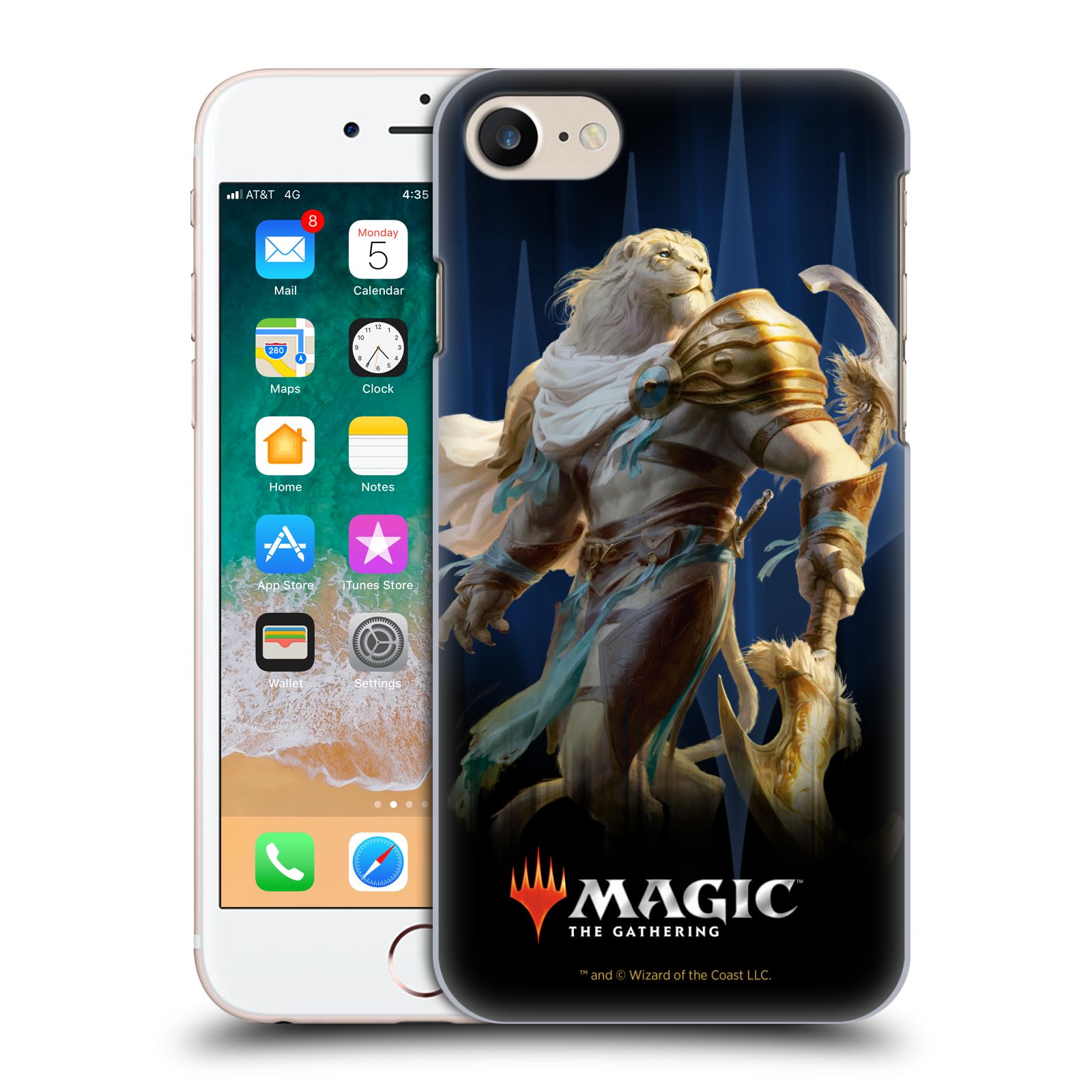 Zadní obal pro mobil Apple Iphone 7/8/SE2020 - HEAD CASE - Magic The Gathering - Ajani