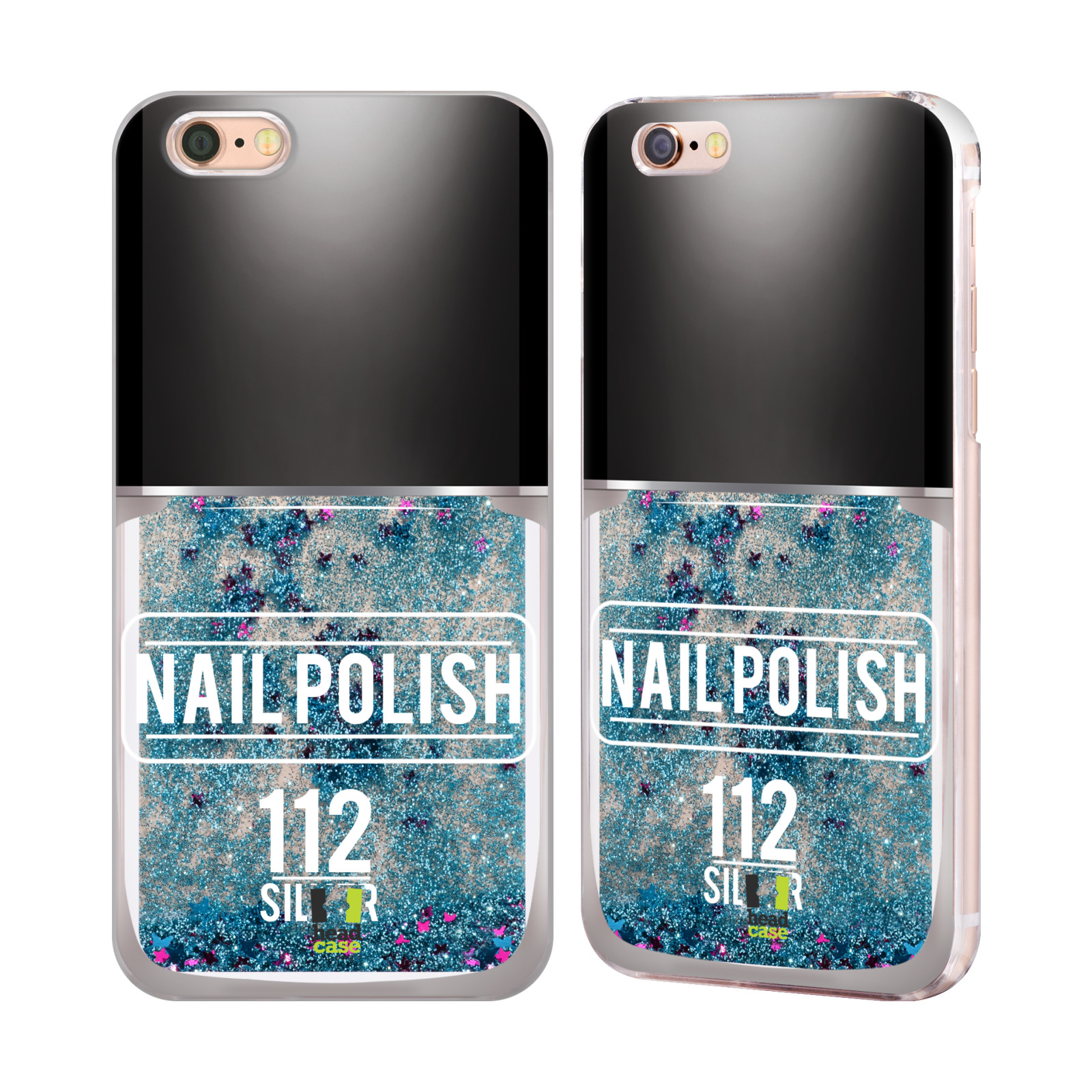HEAD CASE NAIL POLISH SKY BLUE GLITTER CASE FOR APPLE iPHONE SAMSUNG PHONES eBay