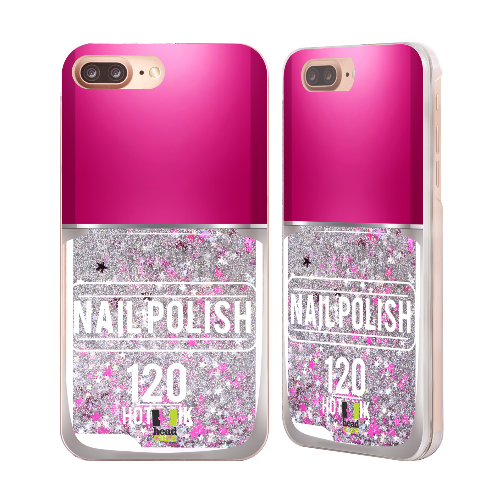 HEAD CASE DESIGNS NAIL POLISH SILVER LIQUID GLITTER CASE FOR APPLE ...