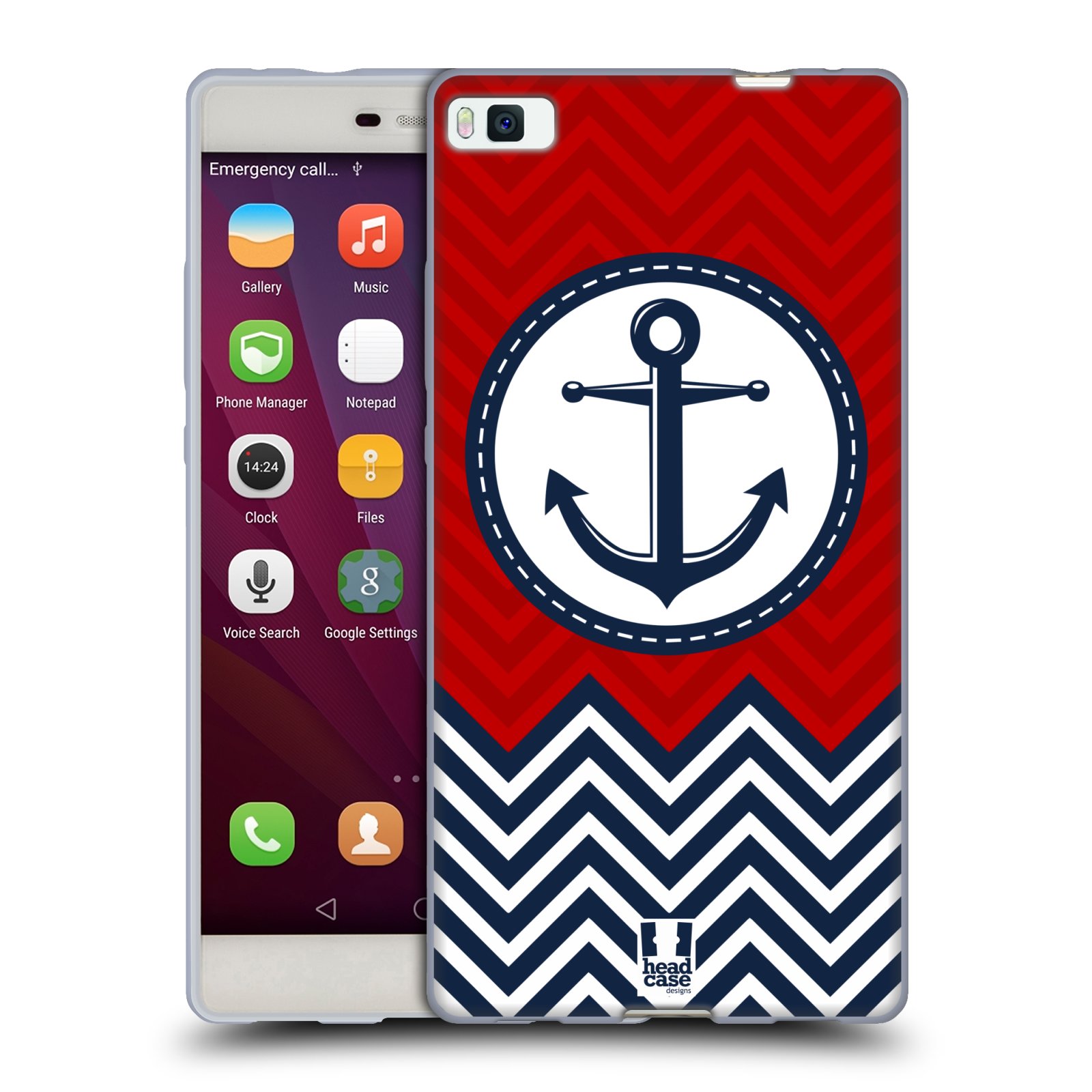 HEAD CASE DESIGNS NAUTISCHES CHEVRONMUSTER SOFT GEL HÜLLE FÜR HUAWEI HANDYS - Bild 8 von 13