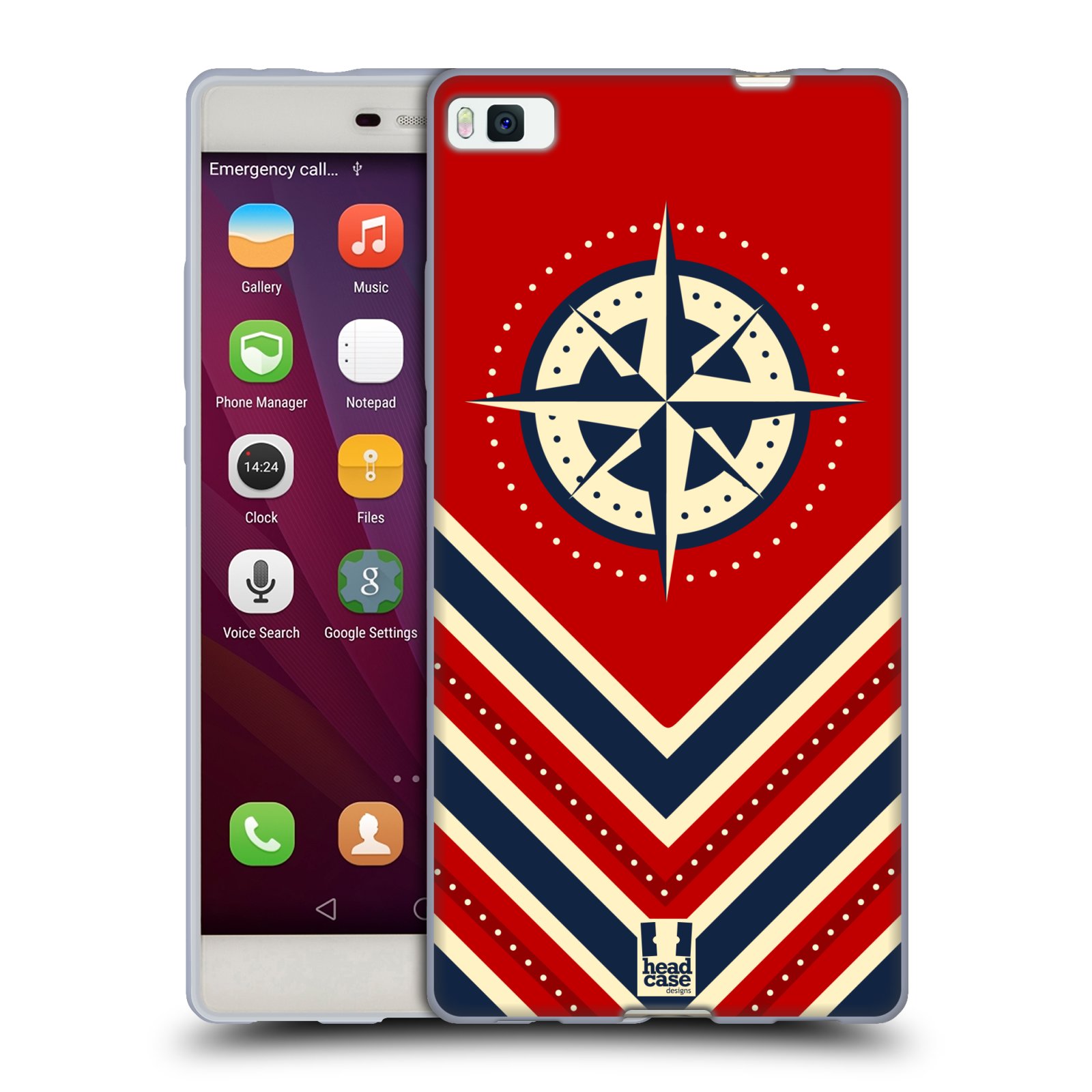 HEAD CASE DESIGNS NAUTISCHES CHEVRONMUSTER SOFT GEL HÜLLE FÜR HUAWEI HANDYS - Bild 10 von 13