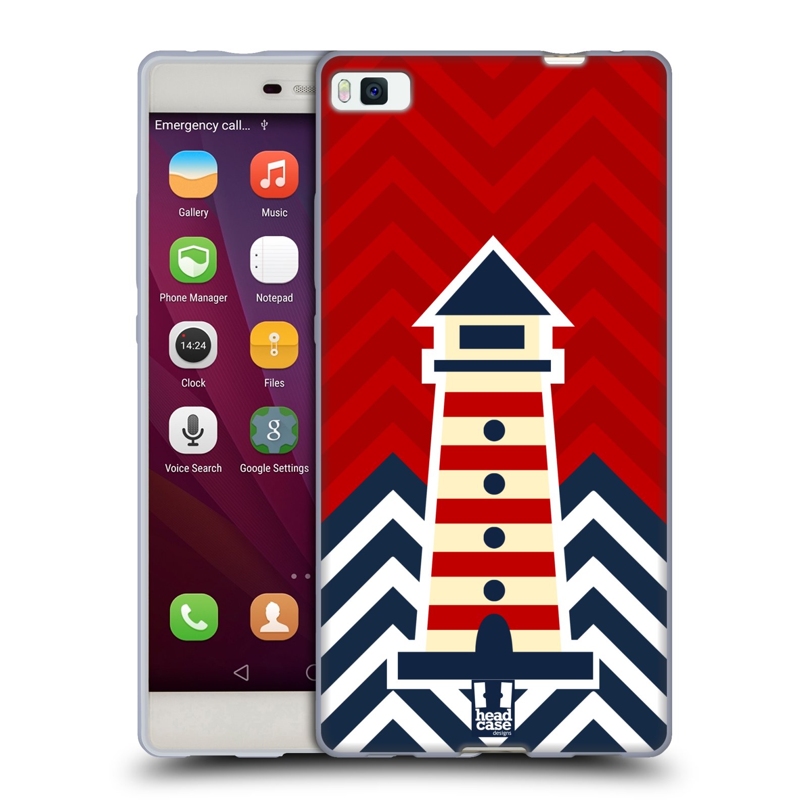 HEAD CASE DESIGNS NAUTISCHES CHEVRONMUSTER SOFT GEL HÜLLE FÜR HUAWEI HANDYS - Bild 11 von 13