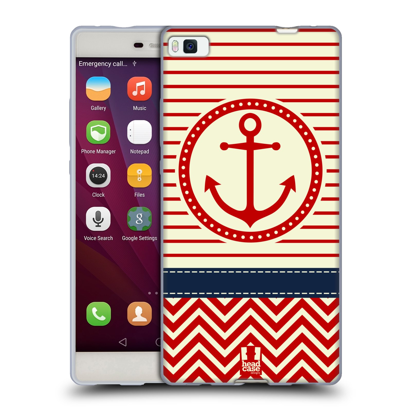 HEAD CASE DESIGNS NAUTISCHES CHEVRONMUSTER SOFT GEL HÜLLE FÜR HUAWEI HANDYS - Bild 13 von 13