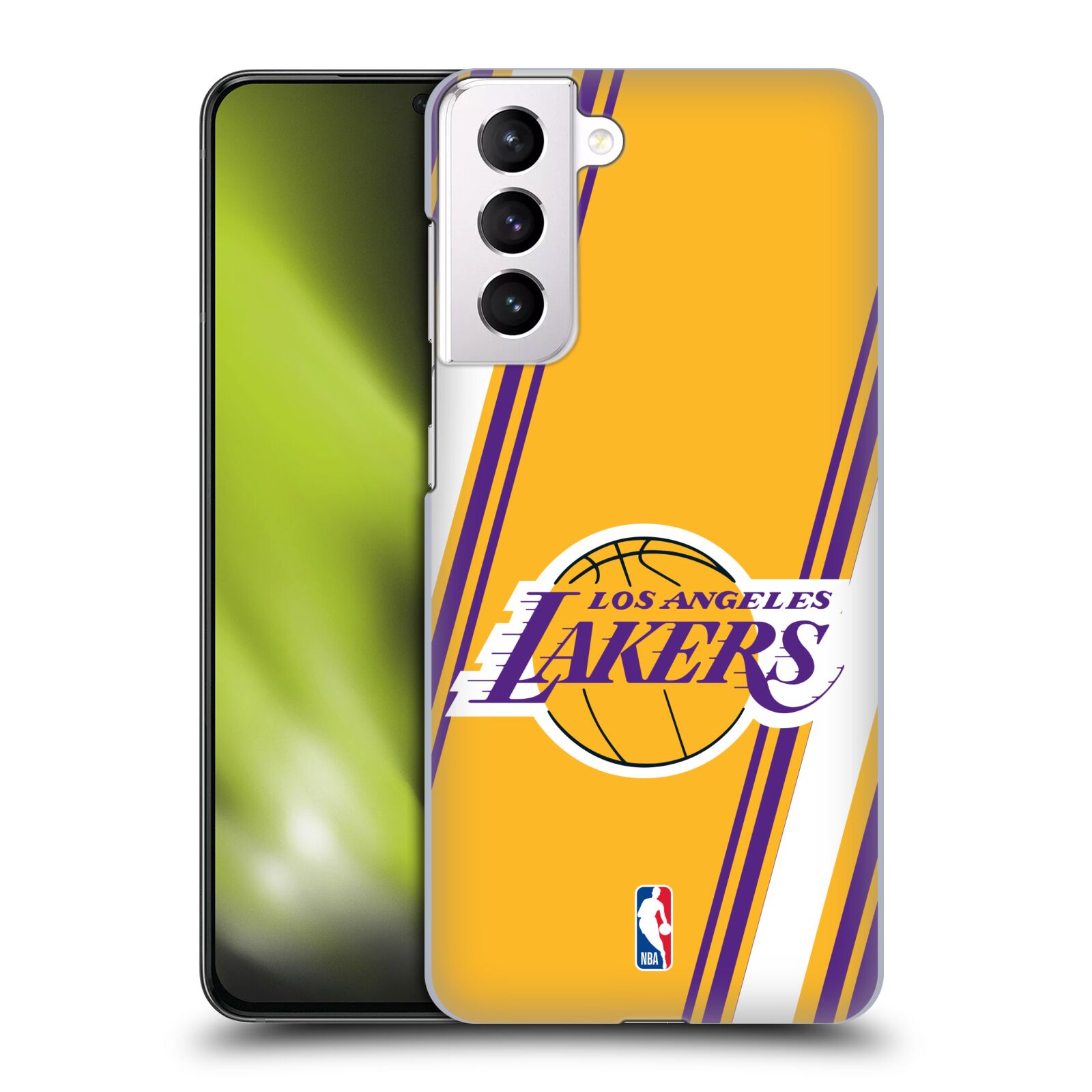 Zadní obal pro mobil Samsung Galaxy S21+ / S21+ 5G - HEAD CASE - NBA - Los Angeles Lakers žlutá