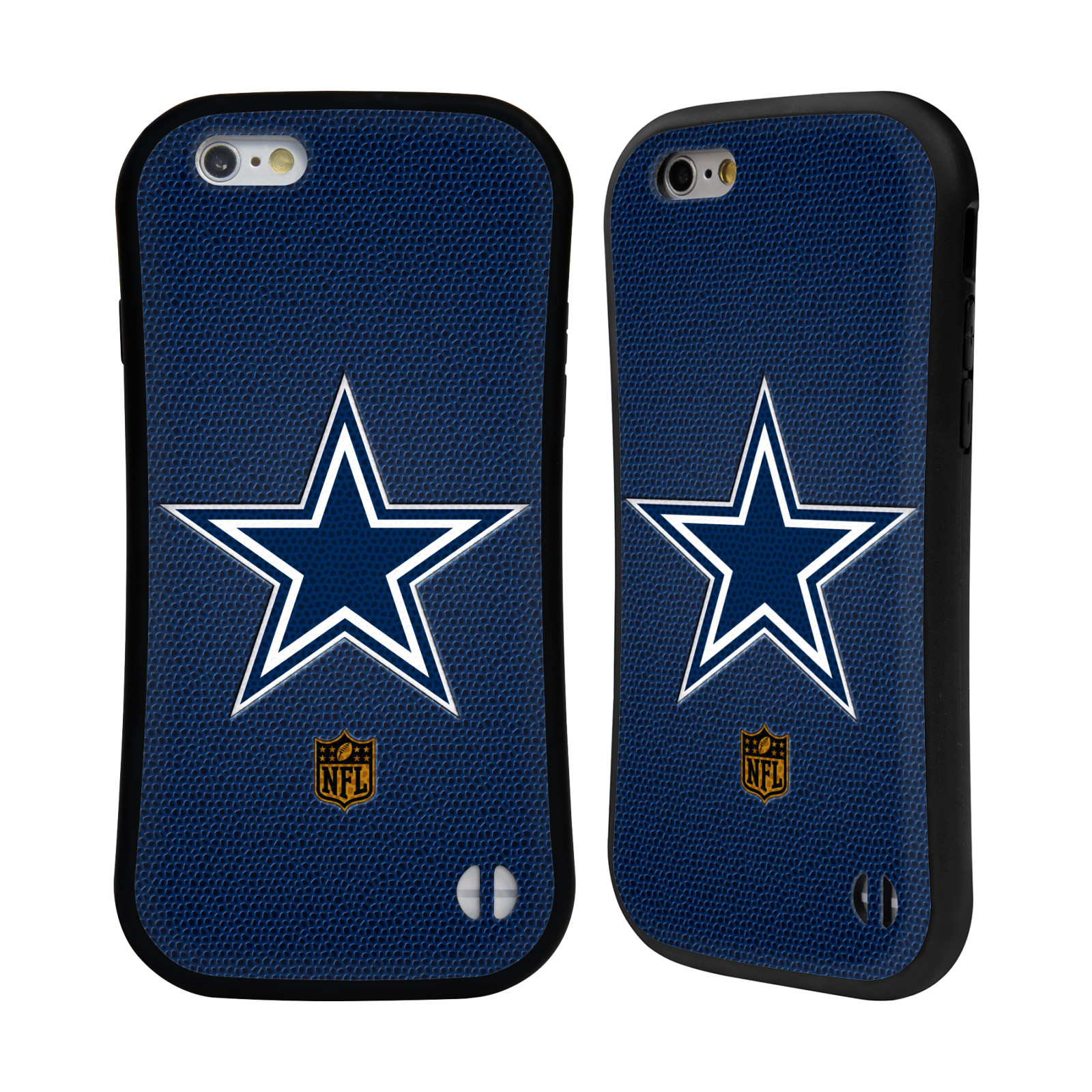 OFFICIAL NFL DALLAS COWBOYS LOGO HYBRID CASE FOR APPLE iPHONES PHONES