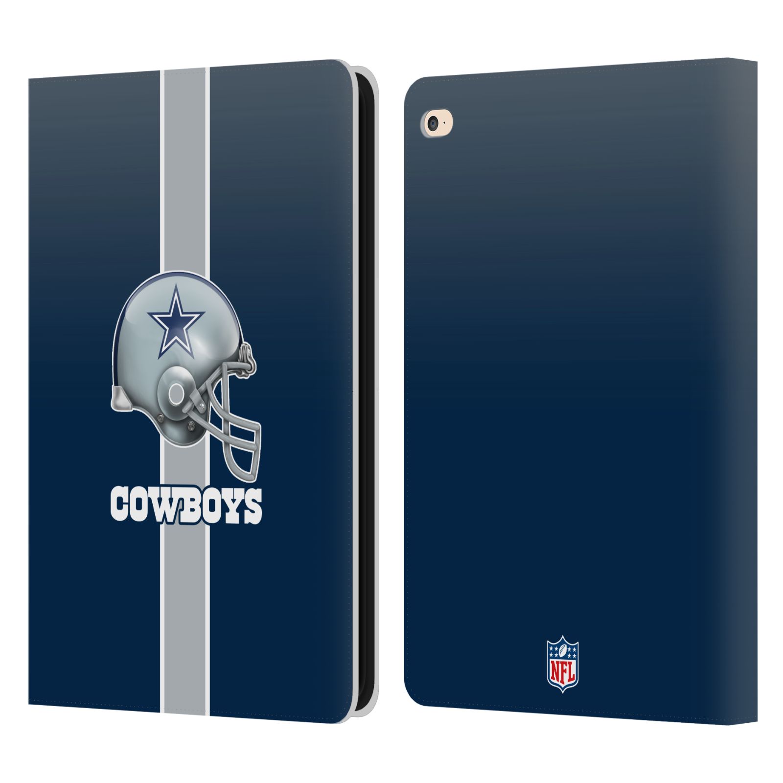 OFFICIAL NFL DALLAS COWBOYS LOGO LEATHER BOOK WALLET CASE COVER FOR