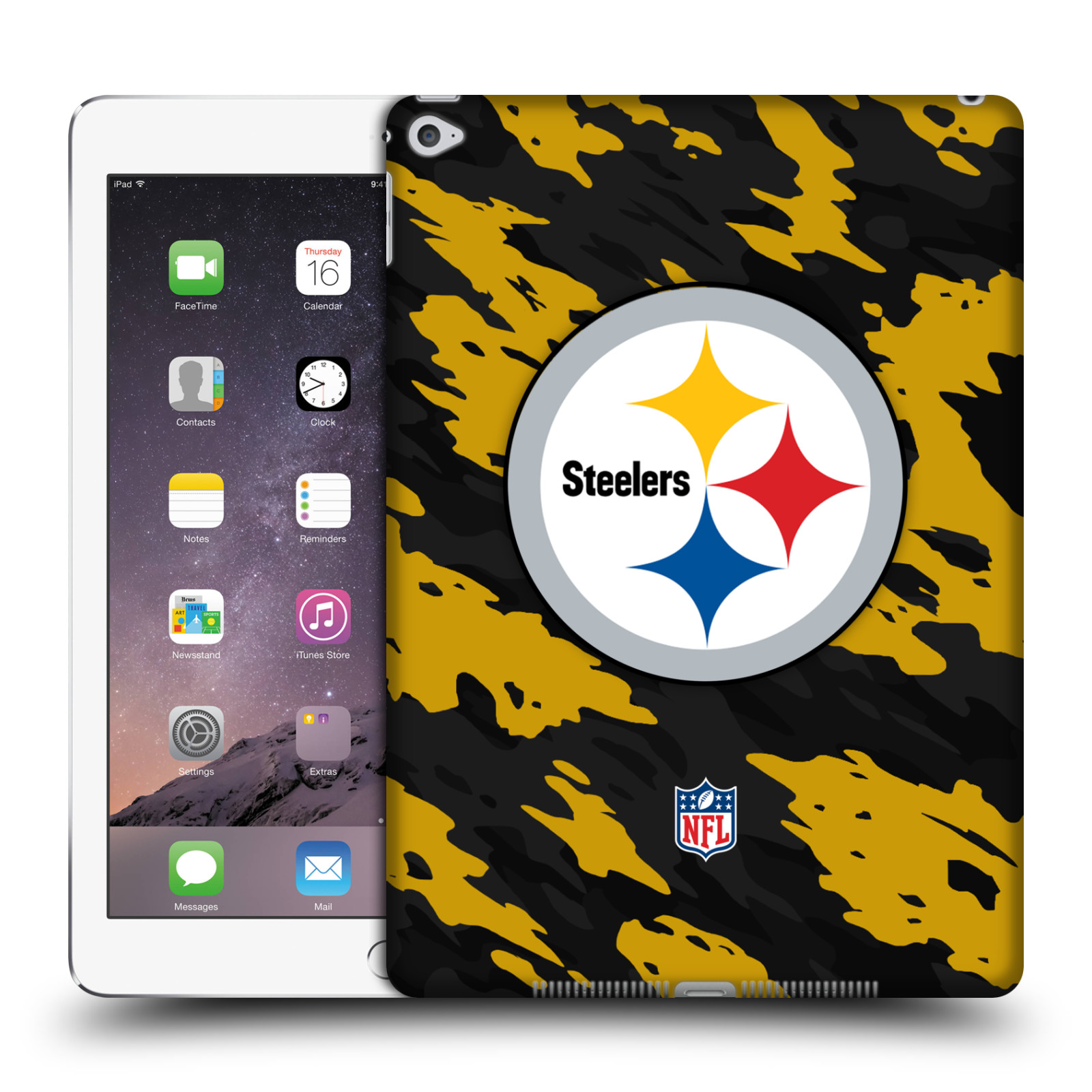 OFFICIAL NFL PITTSBURGH STEELERS LOGO HARD BACK CASE FOR APPLE iPAD eBay