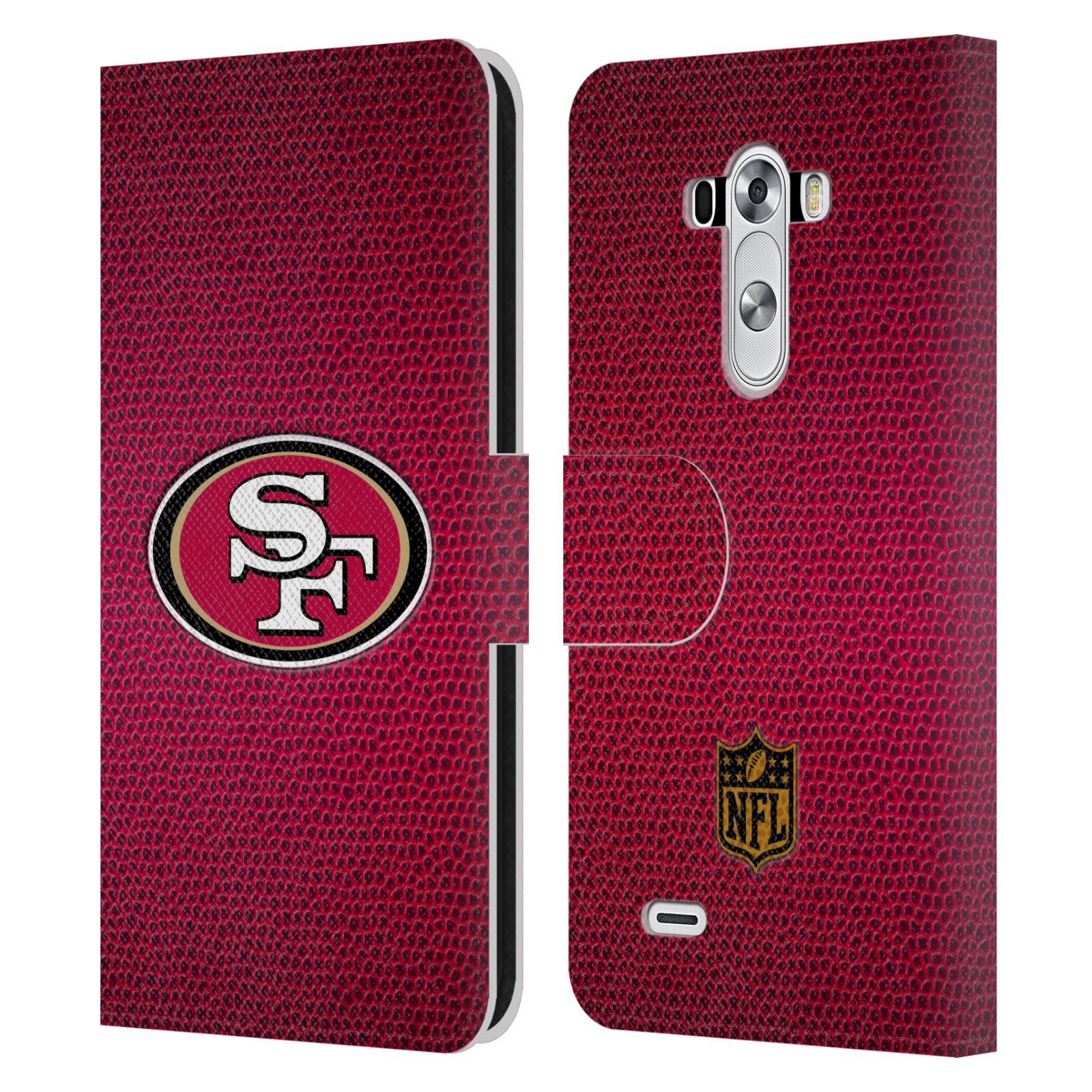 OFFICIAL NFL SAN FRANCISCO 49ERS LOGO LEATHER BOOK WALLET ...