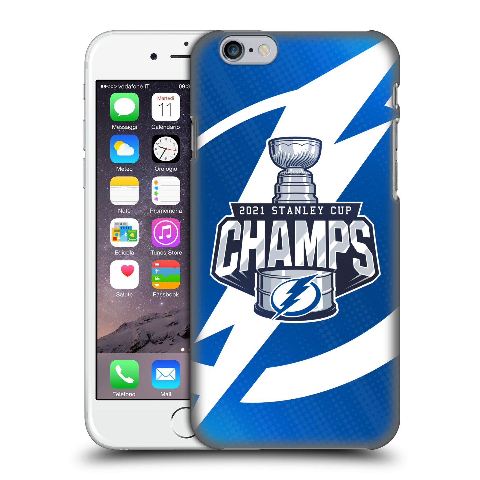 Zadní obal pro mobil Apple Iphone 6/6S - HEAD CASE - NHL - Stanely Cup 2021 Tampa Bay
