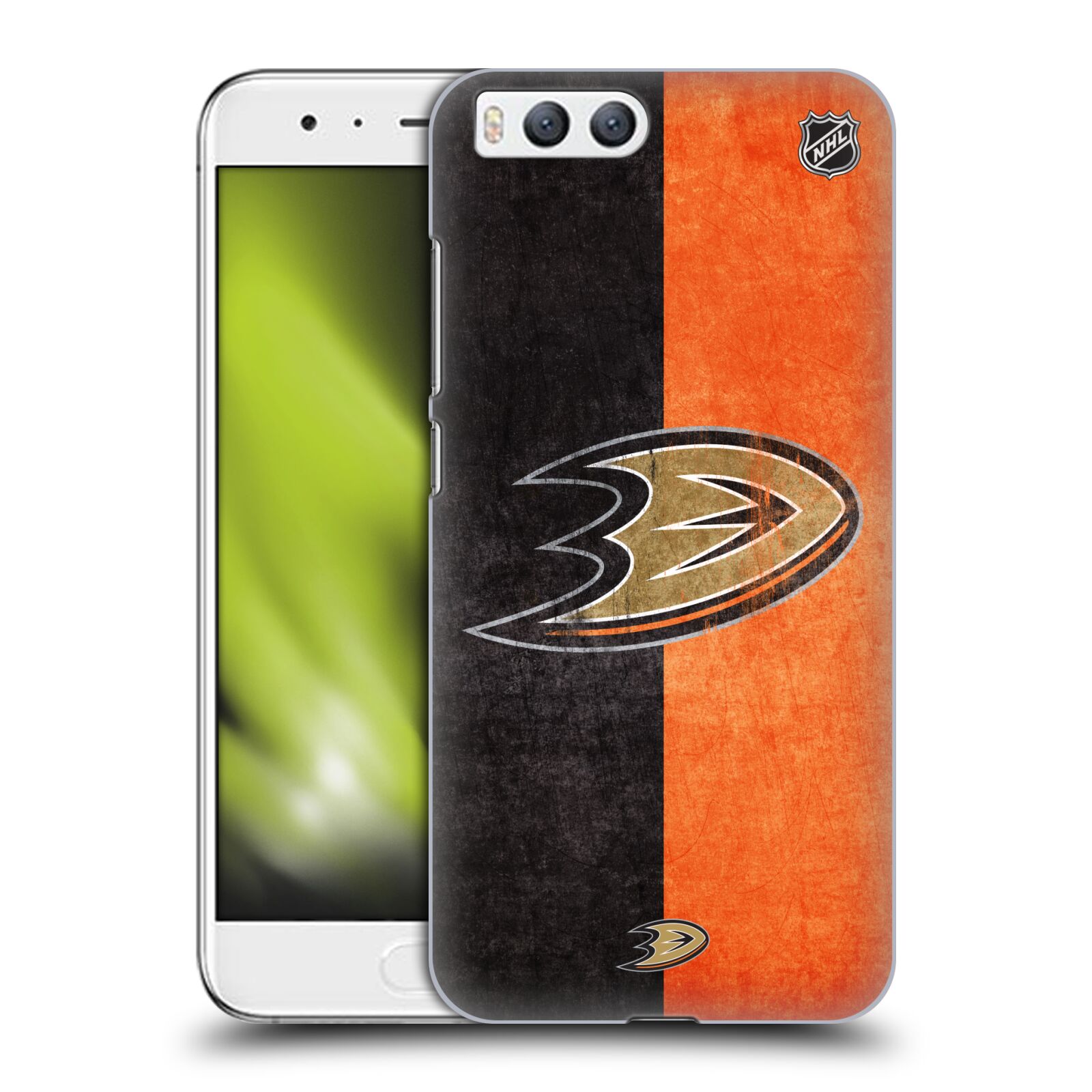 Pouzdro na mobil Xiaomi MI6 - HEAD CASE - Hokej NHL - Anaheim Ducks - Logo vintage