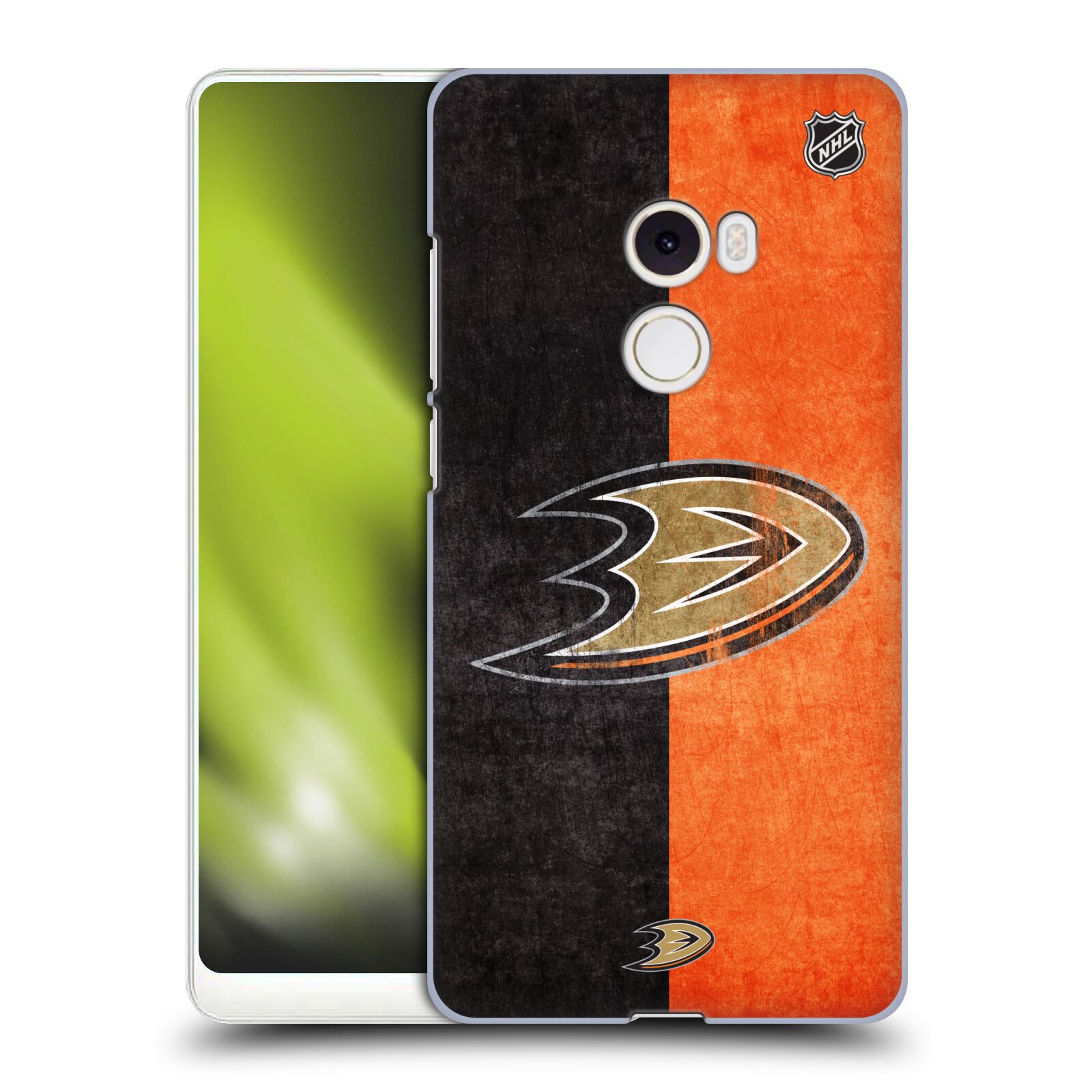 Pouzdro na mobil Xiaomi Mi Mix 2 - HEAD CASE - Hokej NHL - Anaheim Ducks - Logo vintage