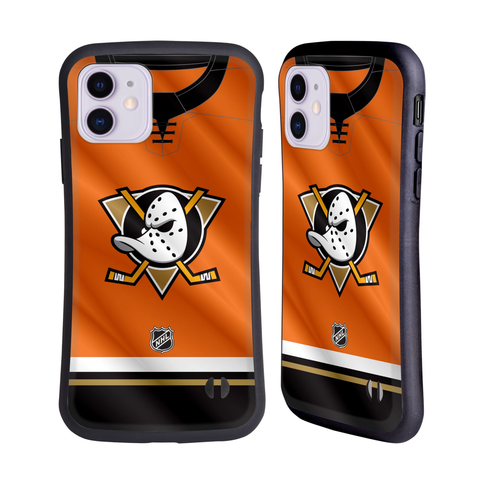 Obal na mobil Apple iPhone 11 - HEAD CASE - NHL - Anaheim Ducks - dres