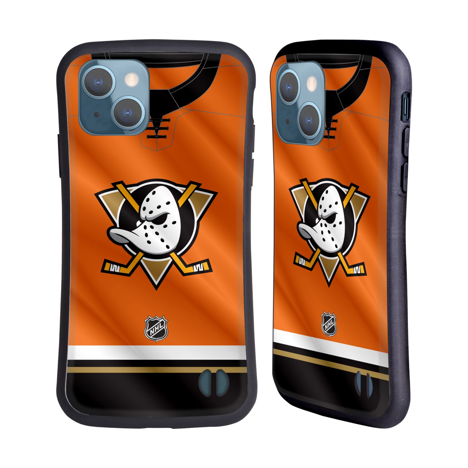 Obal na mobil Apple iPhone 13 - HEAD CASE - NHL - Anaheim Ducks - dres