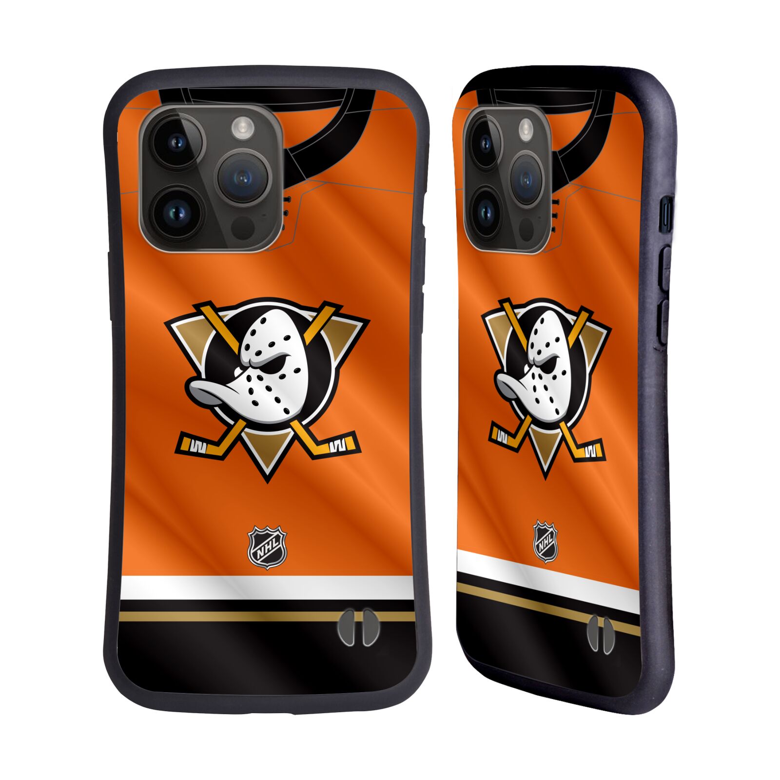 Obal na mobil Apple iPhone 15 PRO MAX - HEAD CASE - NHL - Anaheim Ducks - dres